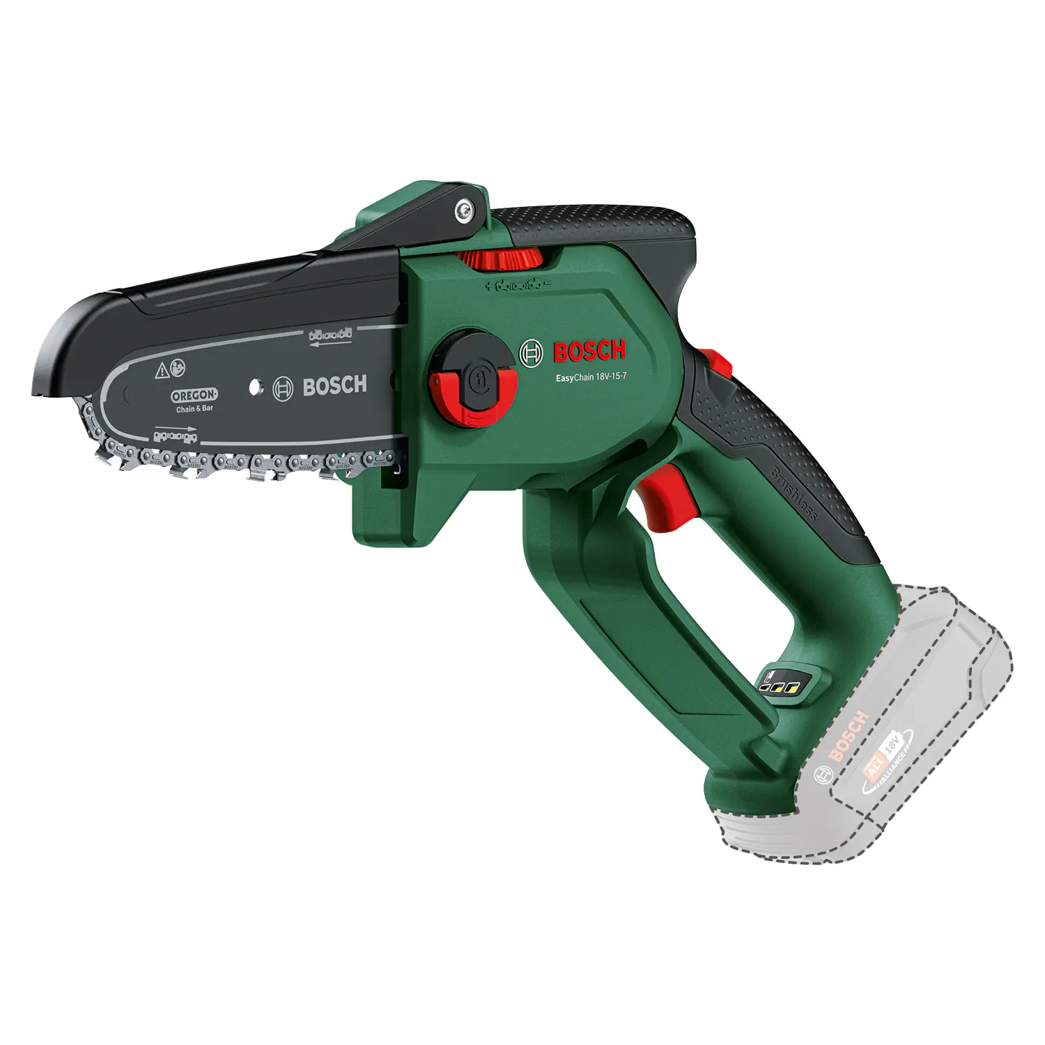Bosch Akku-Kettensäge EasyChain 18V Solo Bosch Akku-Kettensäge EasyChain 18V Solo