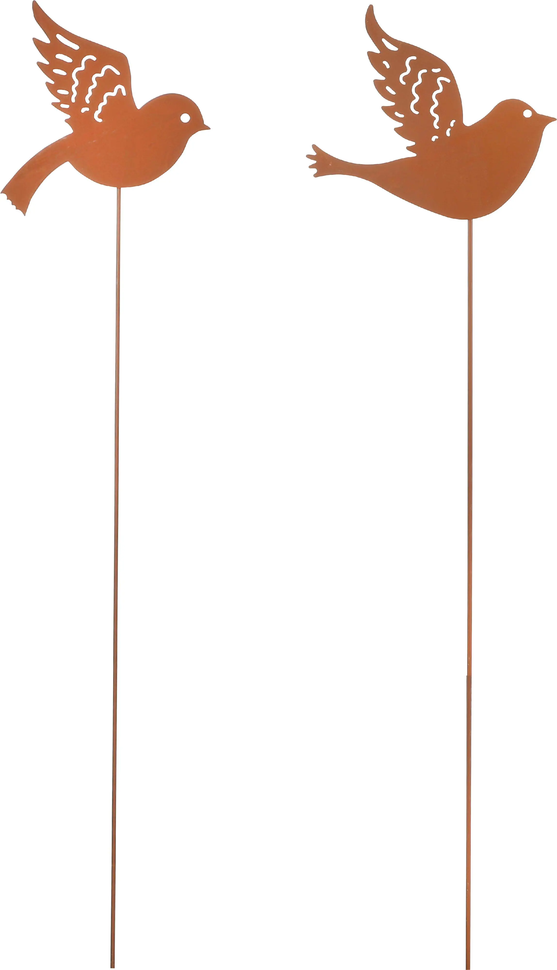 Mica Gartenstecker Vogel Rost 85 cm