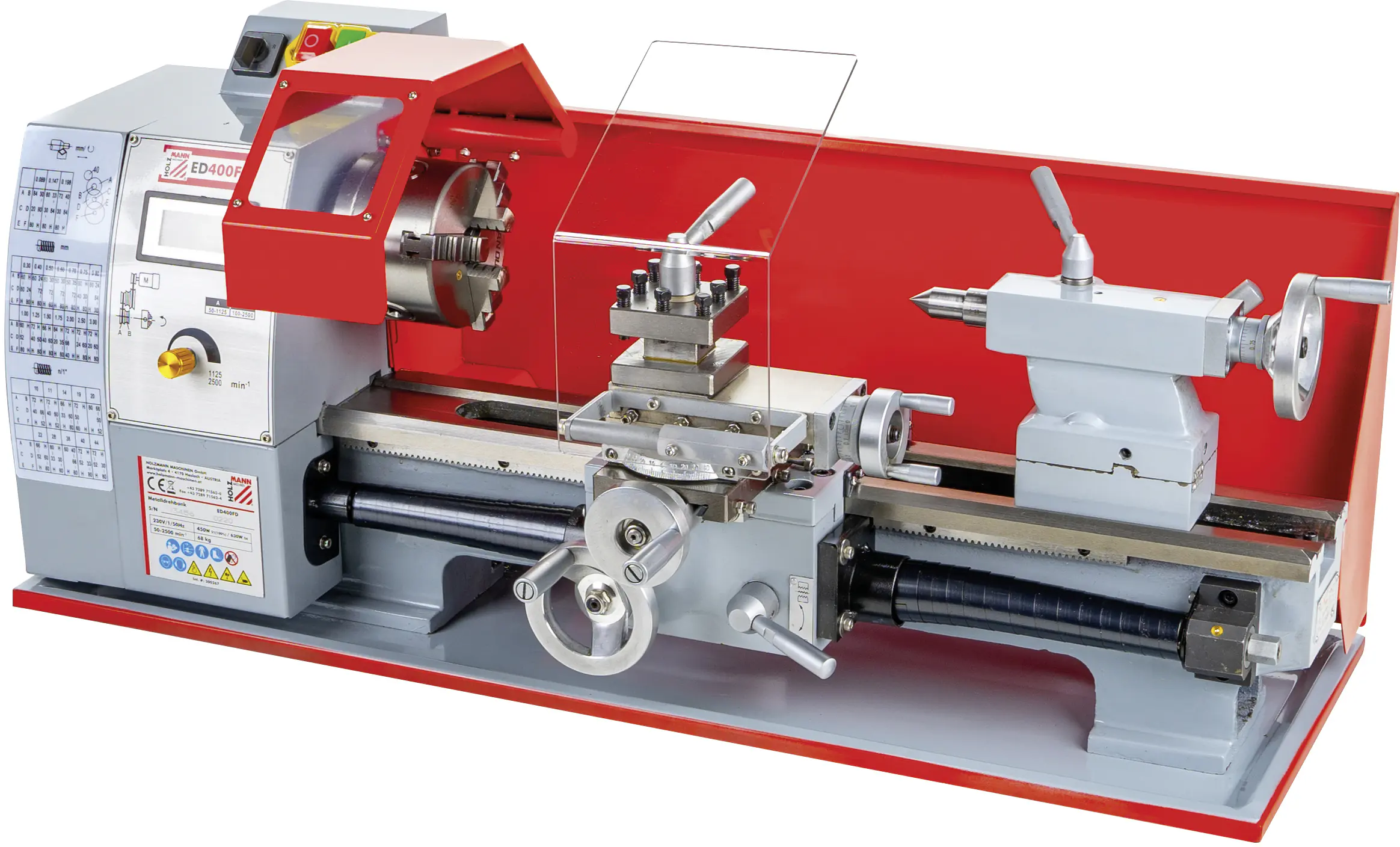 Holzmann Tischdrehmaschine ED400FD_230V Rechts-Linkslauf schaltbar Holzmann Tischdrehmaschine ED400FD_230V Rechts-Linkslauf schaltbar