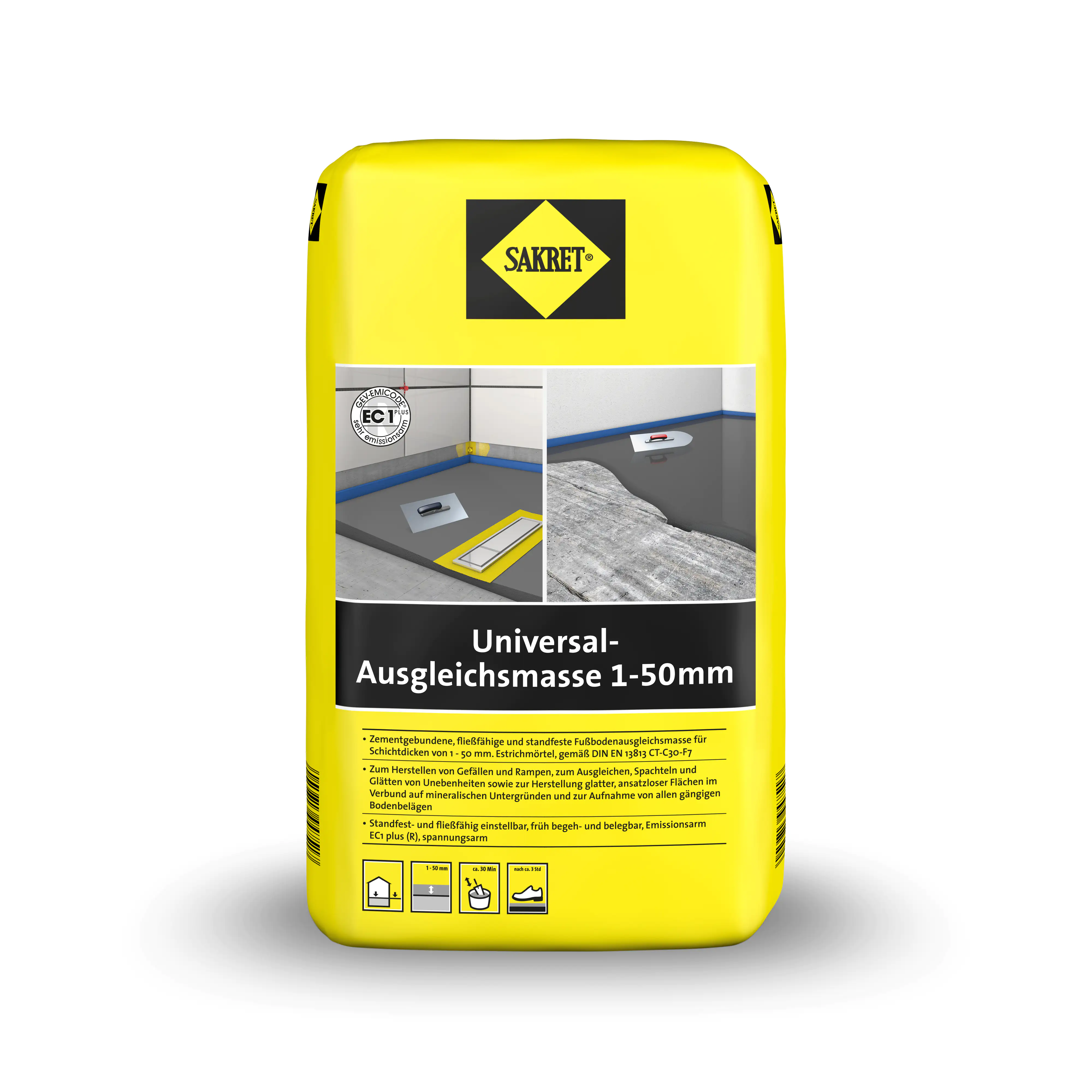 SAKRET Universal-Ausgleichsmasse 1-50 mm 10 kg