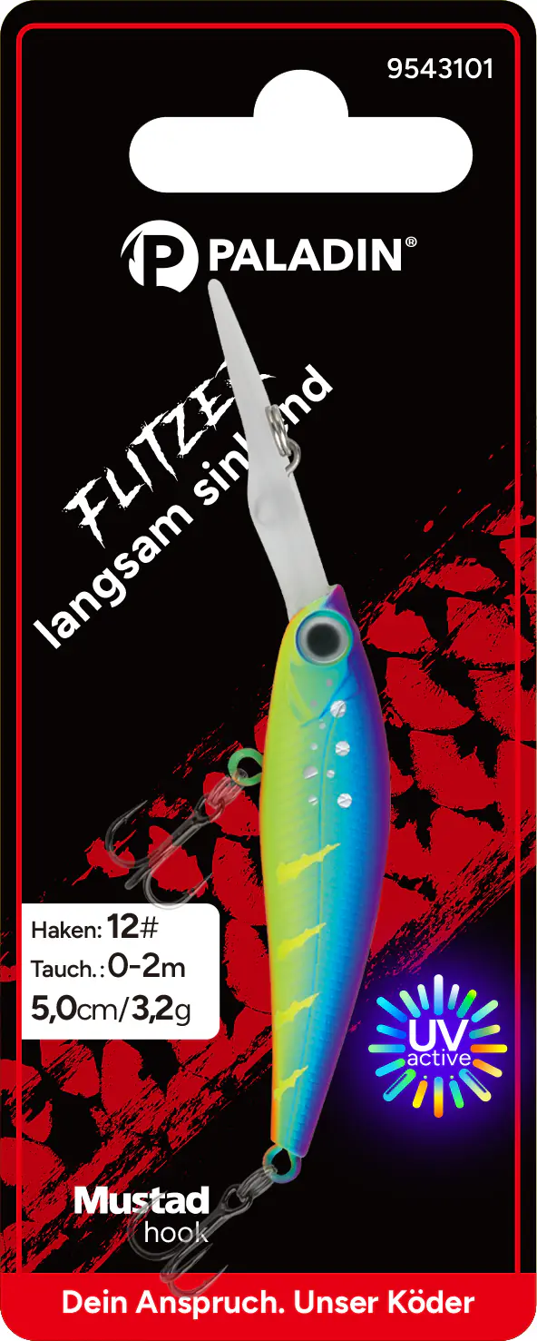 Paladin Angelköder Hetzer schwimmend I 6 cm UV-Spezialeffektlackierung
