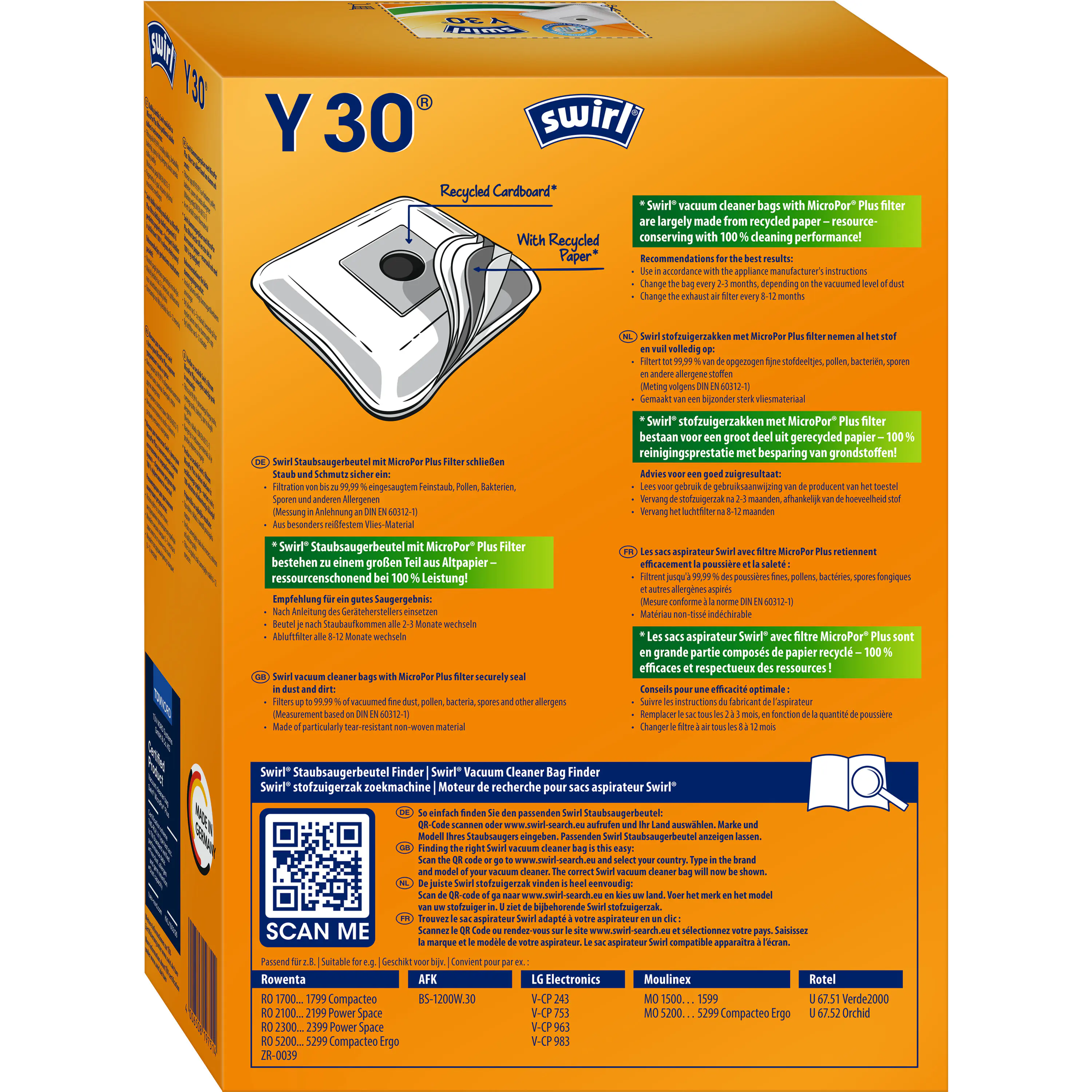 Swirl® Y 30  MicroPor® Plus