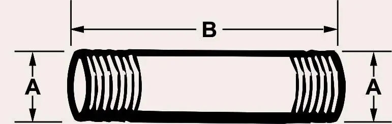 Cornat Rohrnippel 1 1/4" x 80 mm verzinkt