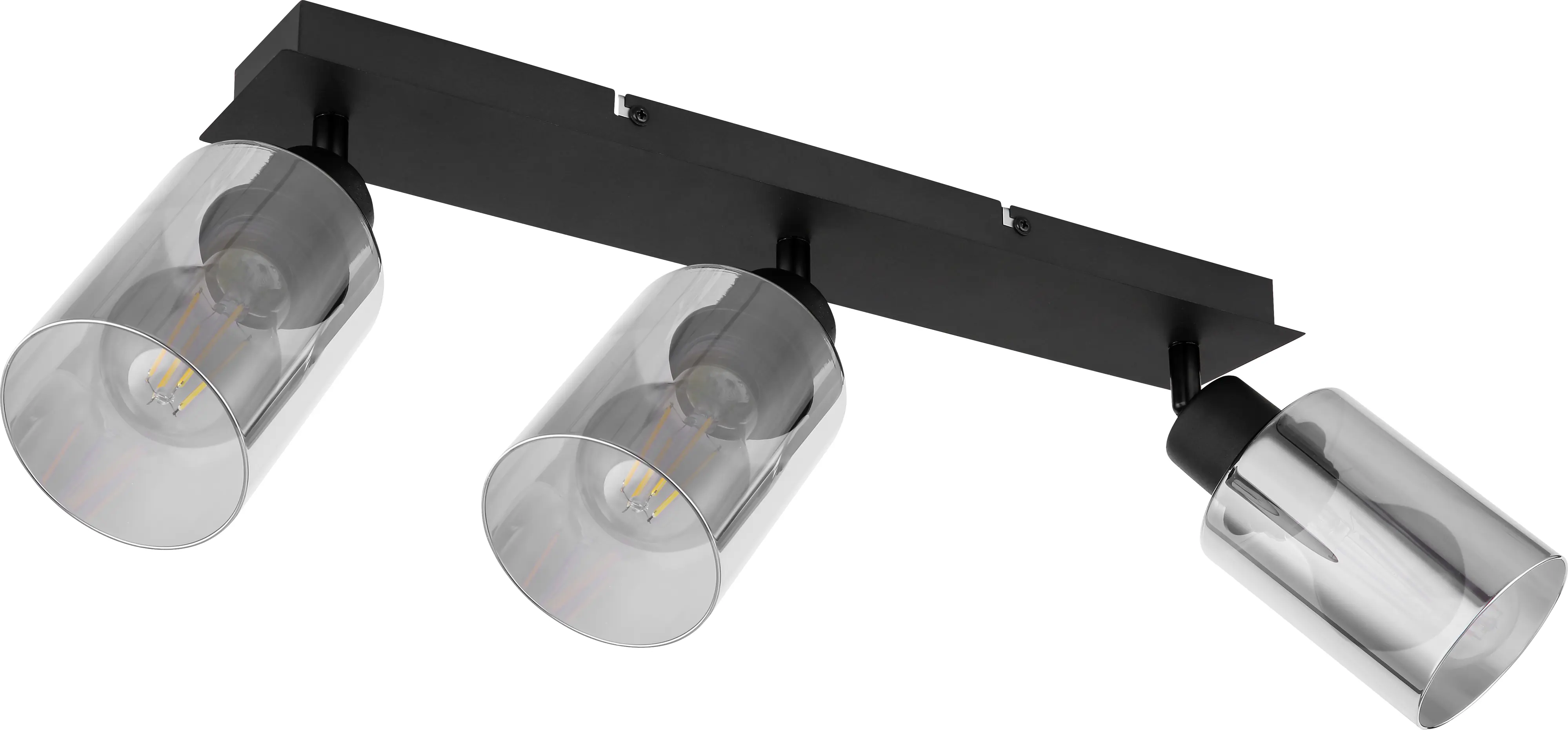 Globo 3er Spot Hadera schwarz 47 x 9 cm