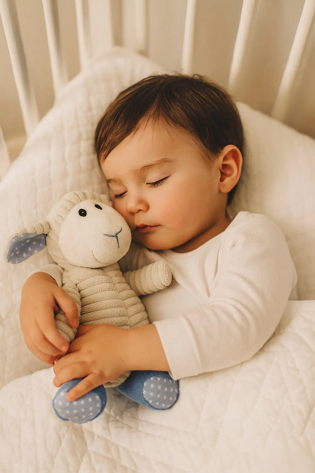 Warmies Pure Wärmekuscheltier Schaf Sternchen beige/blau