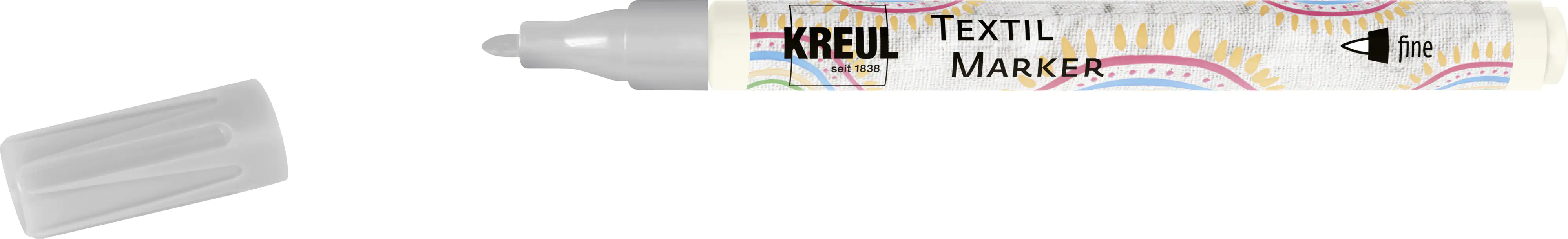 Kreul Javana texi mäx Sunny Stoffmalfarbe fine für helle Stoffe fine grau