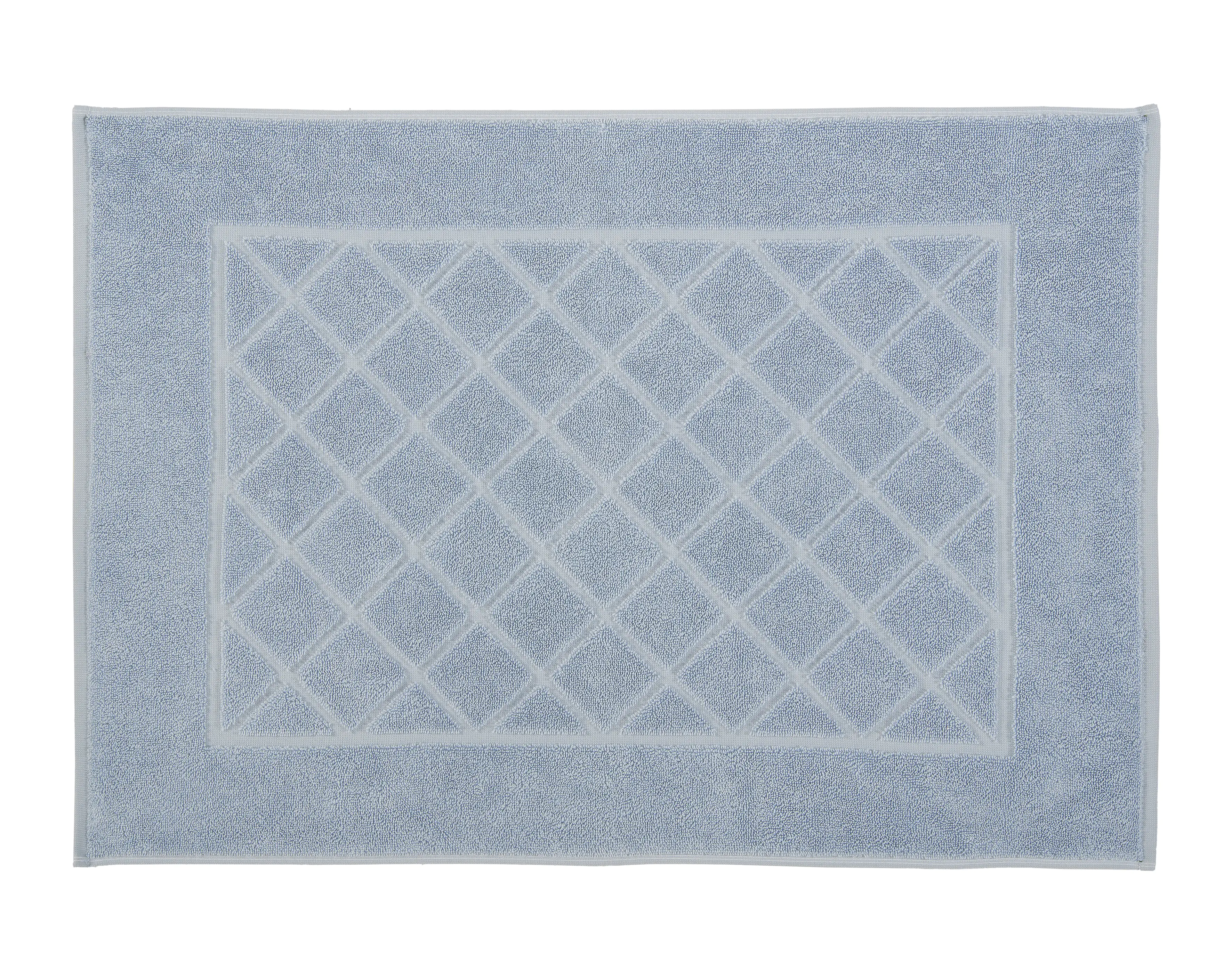 4004478295582 Kleine Wolke Frottiervorleger Bridge azur, 50x 70 cm