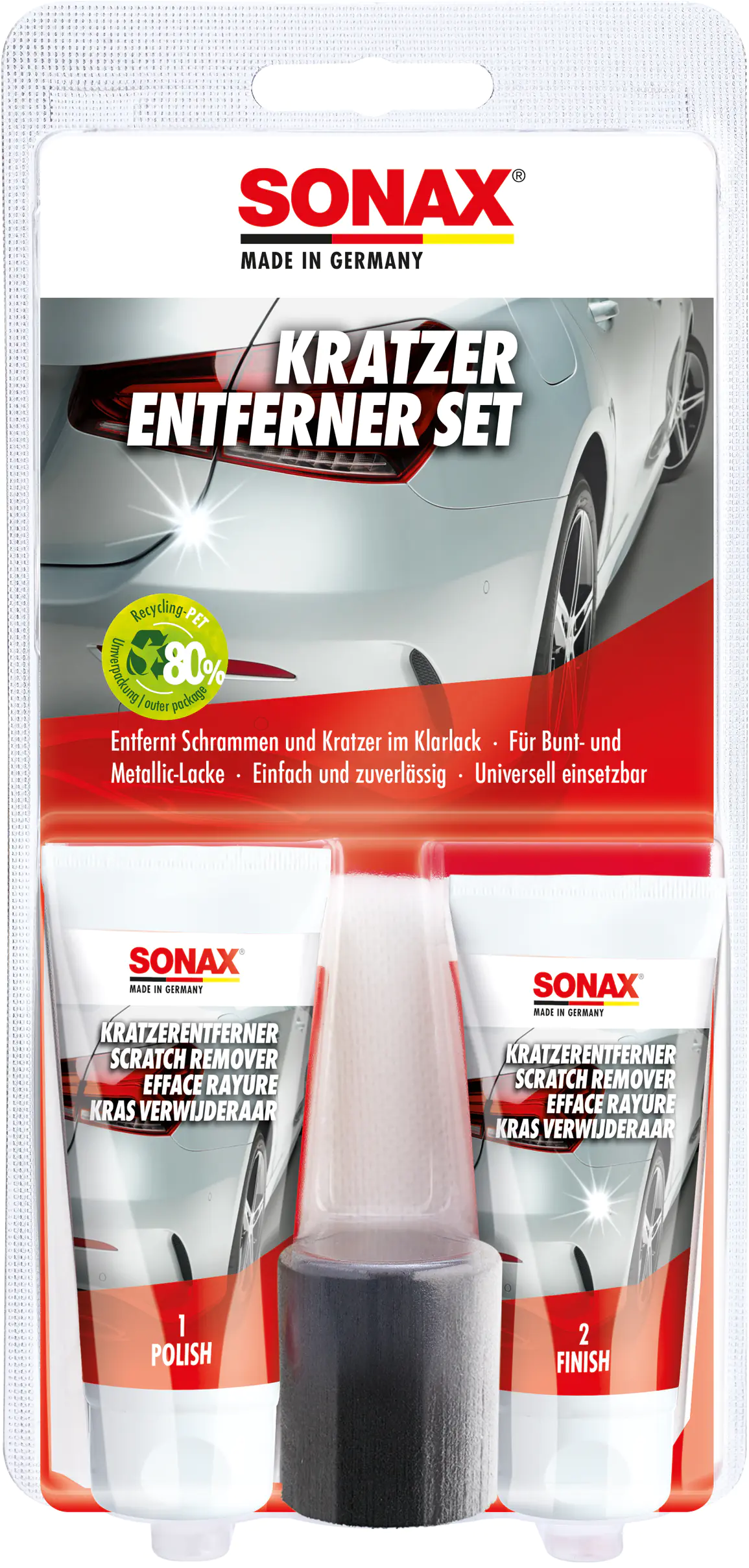 Sonax Kratzerentferner Set Lack Polish + Finish