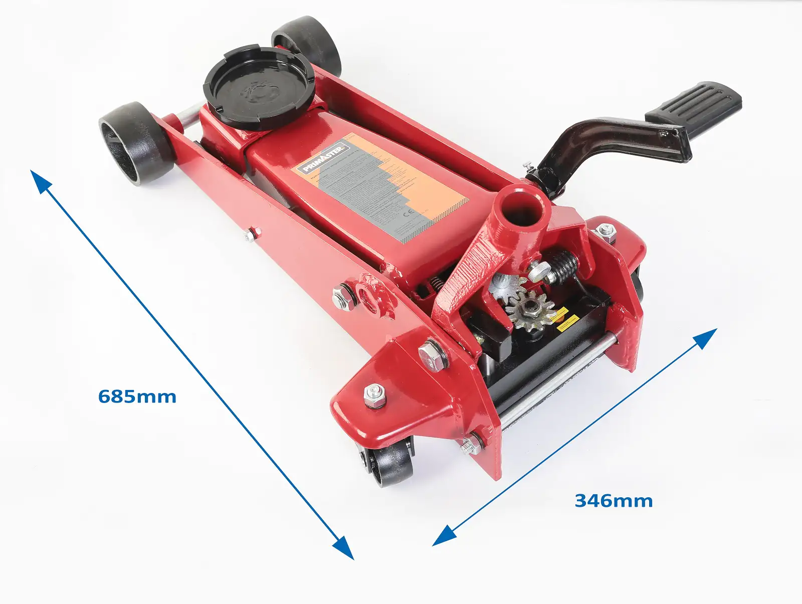 Primaster Profi Rangierwagenheber T83502 mit Schnellhubfunktion 3000kg Primaster Profi Rangierwagenheber T83502 mit Schnellhubfunktion 3000kg