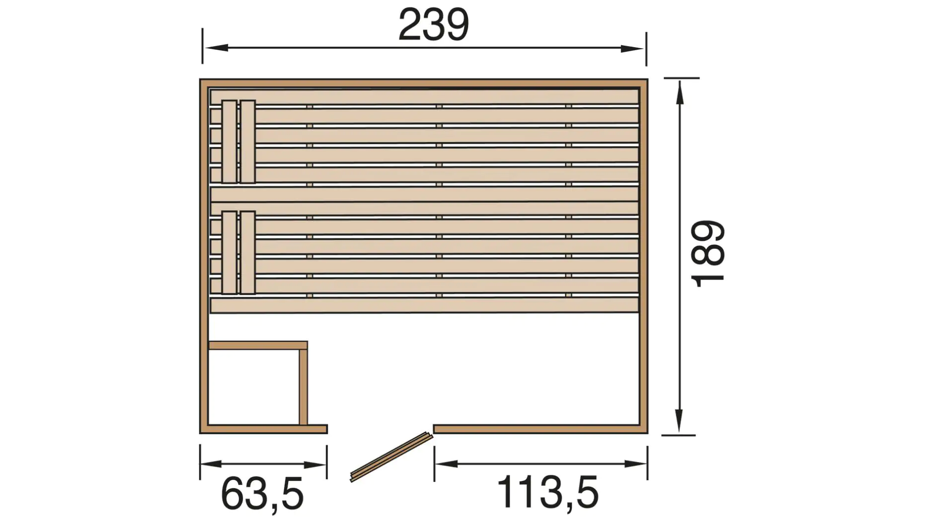 Weka Massivholz-Sauna Valida Gr. 4 Sparset 9,0 kw