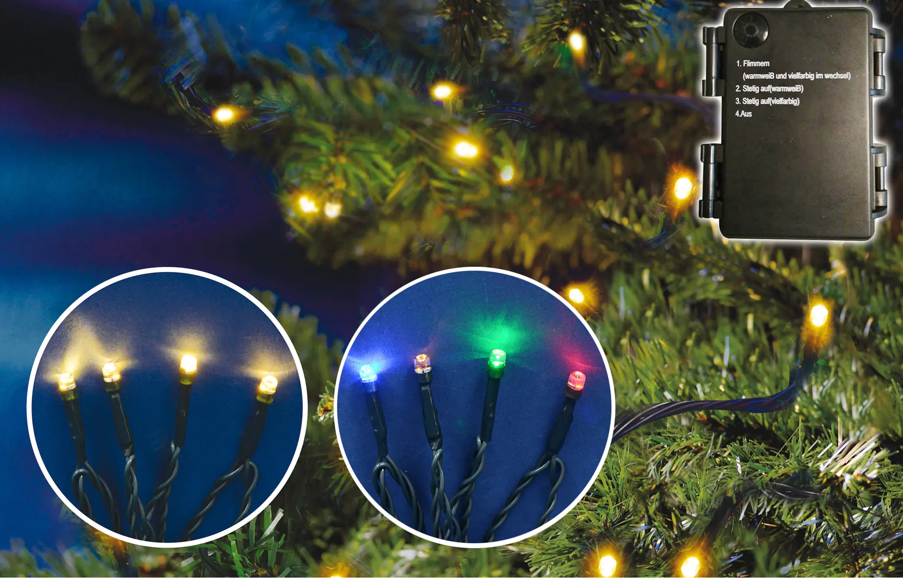 TrendLine LED Lichterkette mit 80 LED mit Timer TrendLine LED Lichterkette mit 80 LED mit Timer