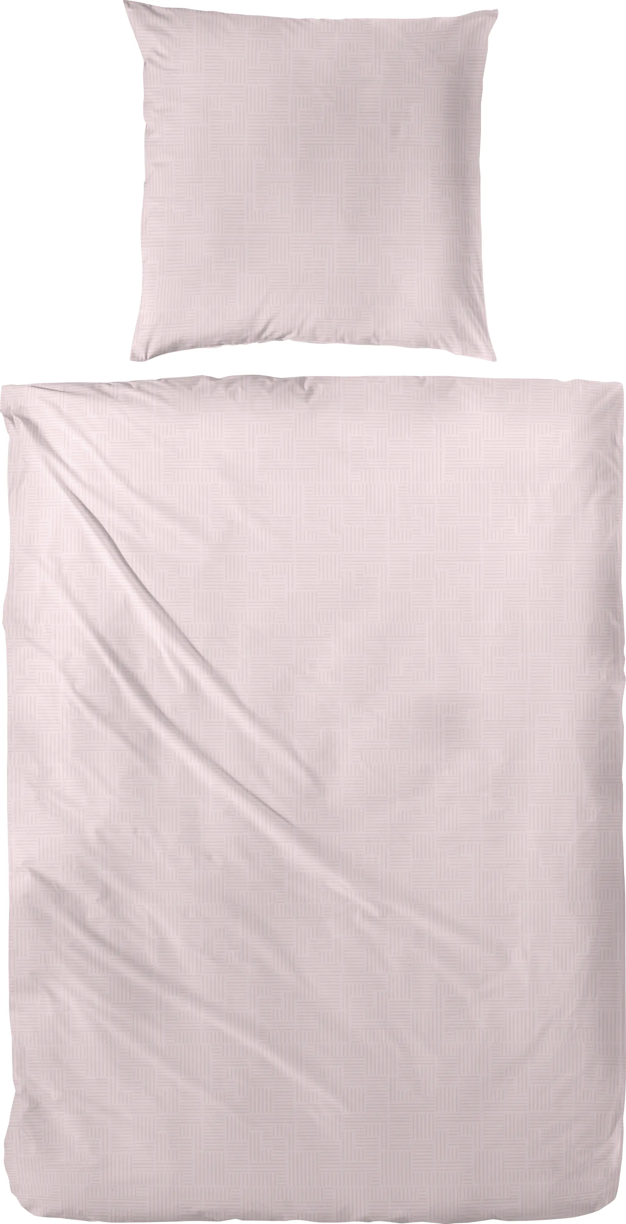 Biber Bettwäsche 135 x 200 cm rosa