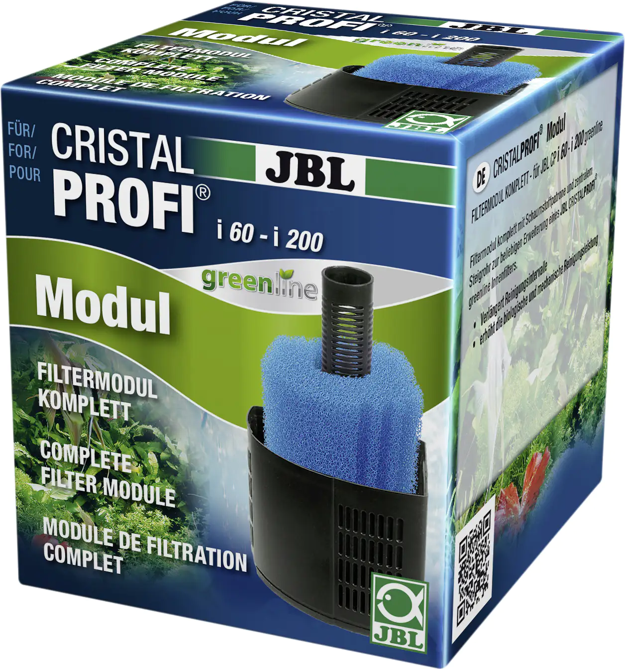 JBL CristalProfi i greenline Modul schwarz / blau