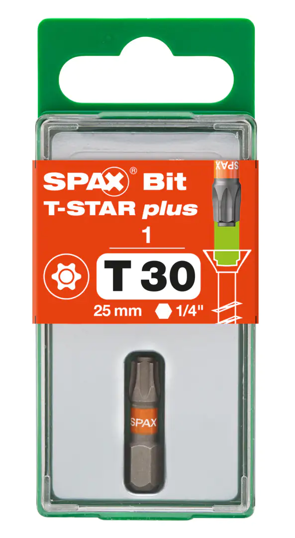 Spax Schrauberbit T-STAR plus T30