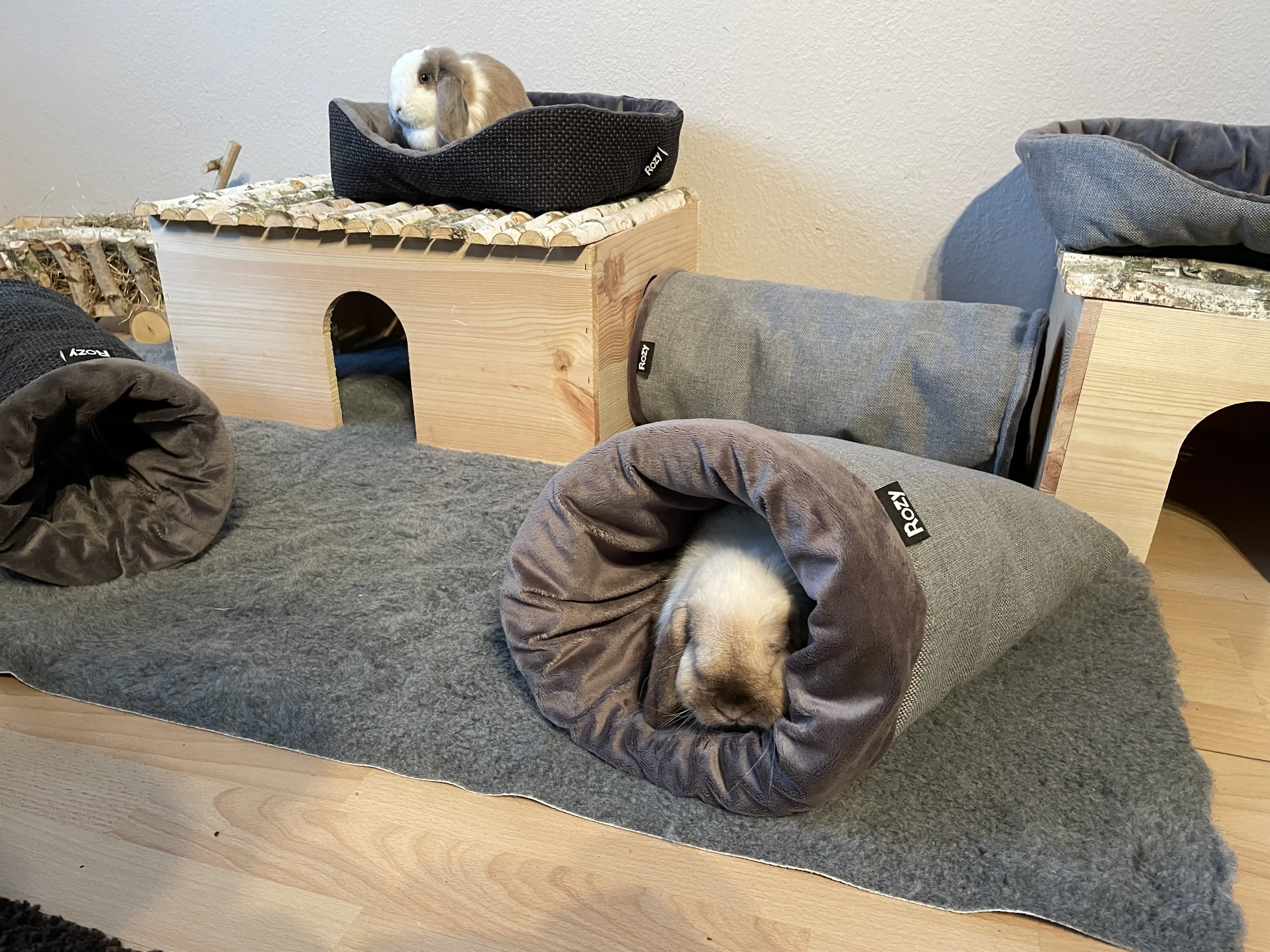 Ollesch Nager Schlafsack Charle 45 x 25 cm silber