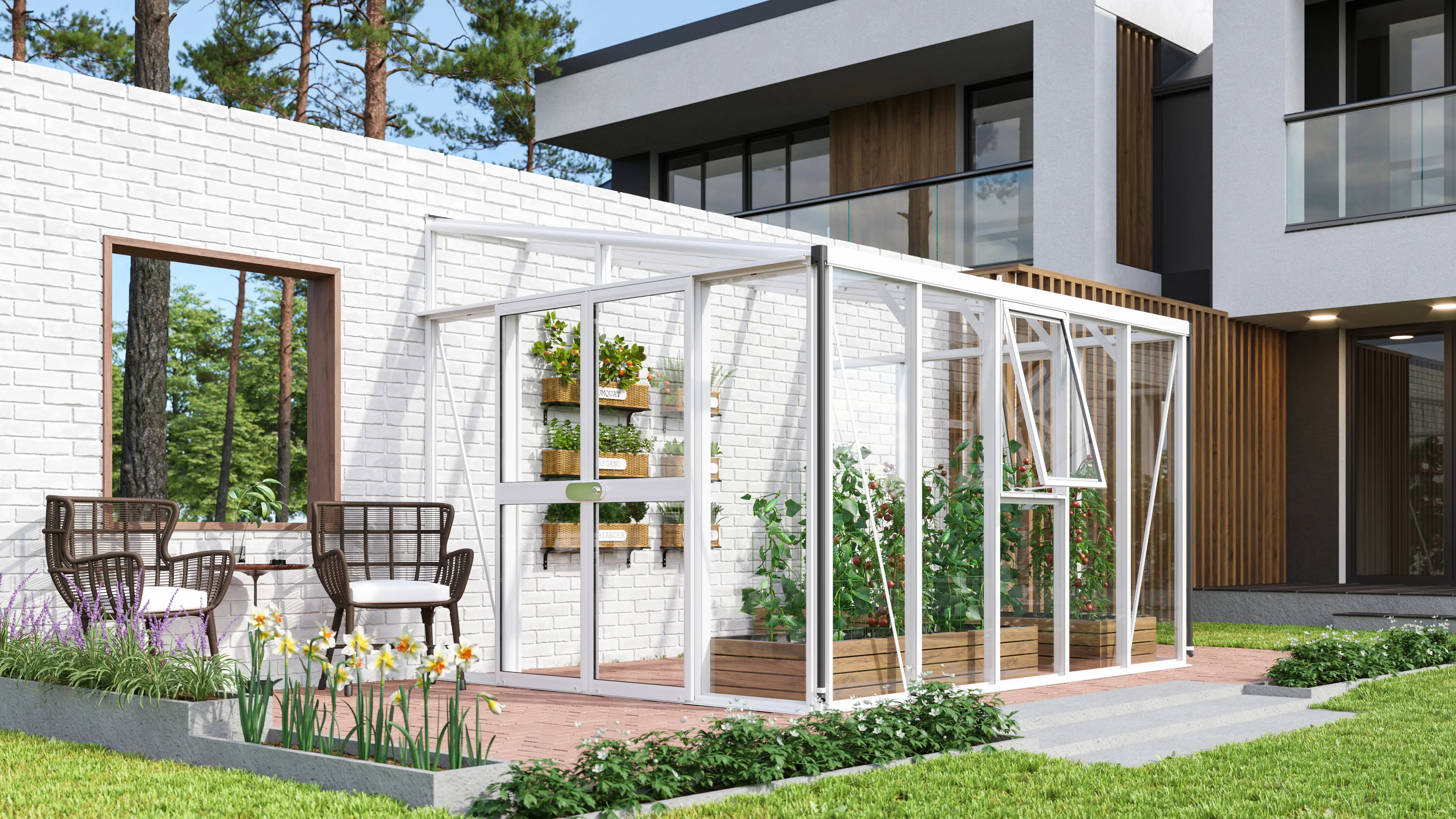 Vitavia Pavillon-Nachrüstset Helena 8600 3 mm ESG