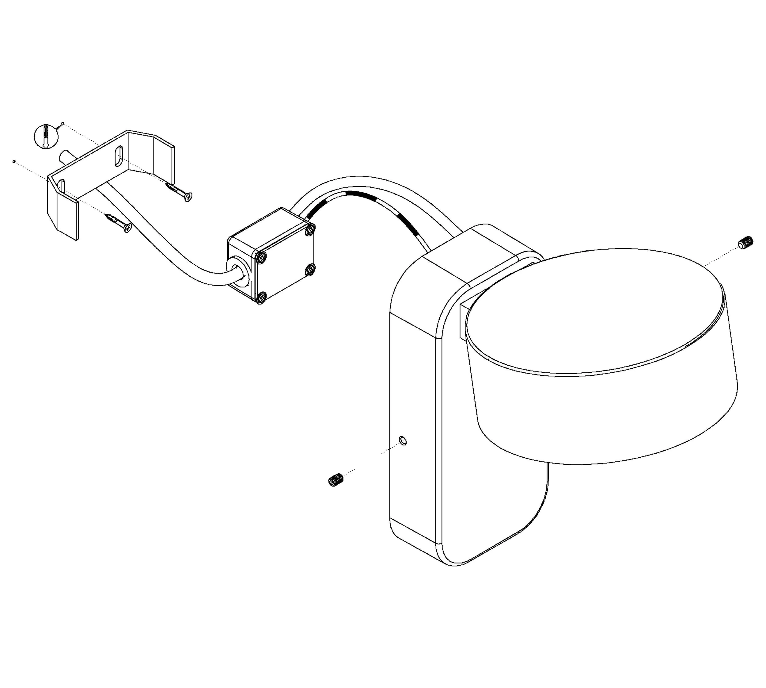 Eglo Außen-Wandleuchte Palosco schwarz 17 x 11,5 cm warmweiß