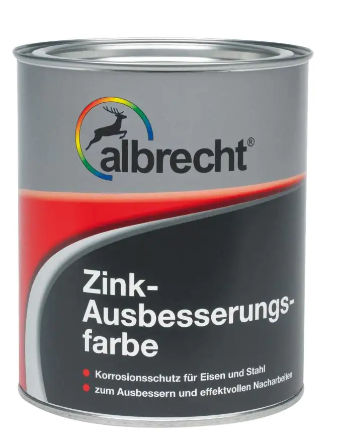 Albrecht Zink-Ausbesserungsfarbe 375 ml zinkhell