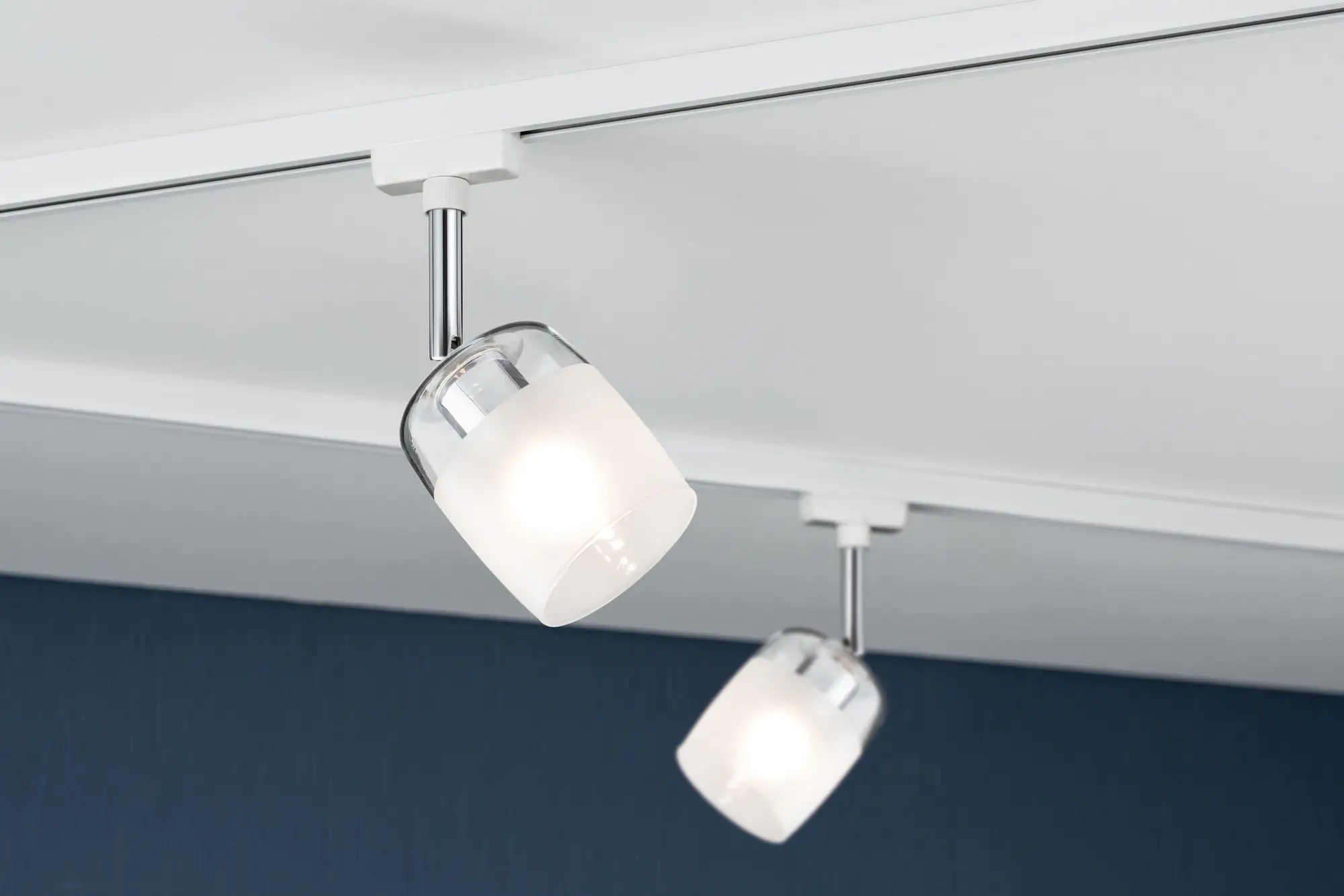 4000870953433_1 Paulmann URail Einzelspot Blossom G9 weiß klar satin 7,4 cm max. 10 W