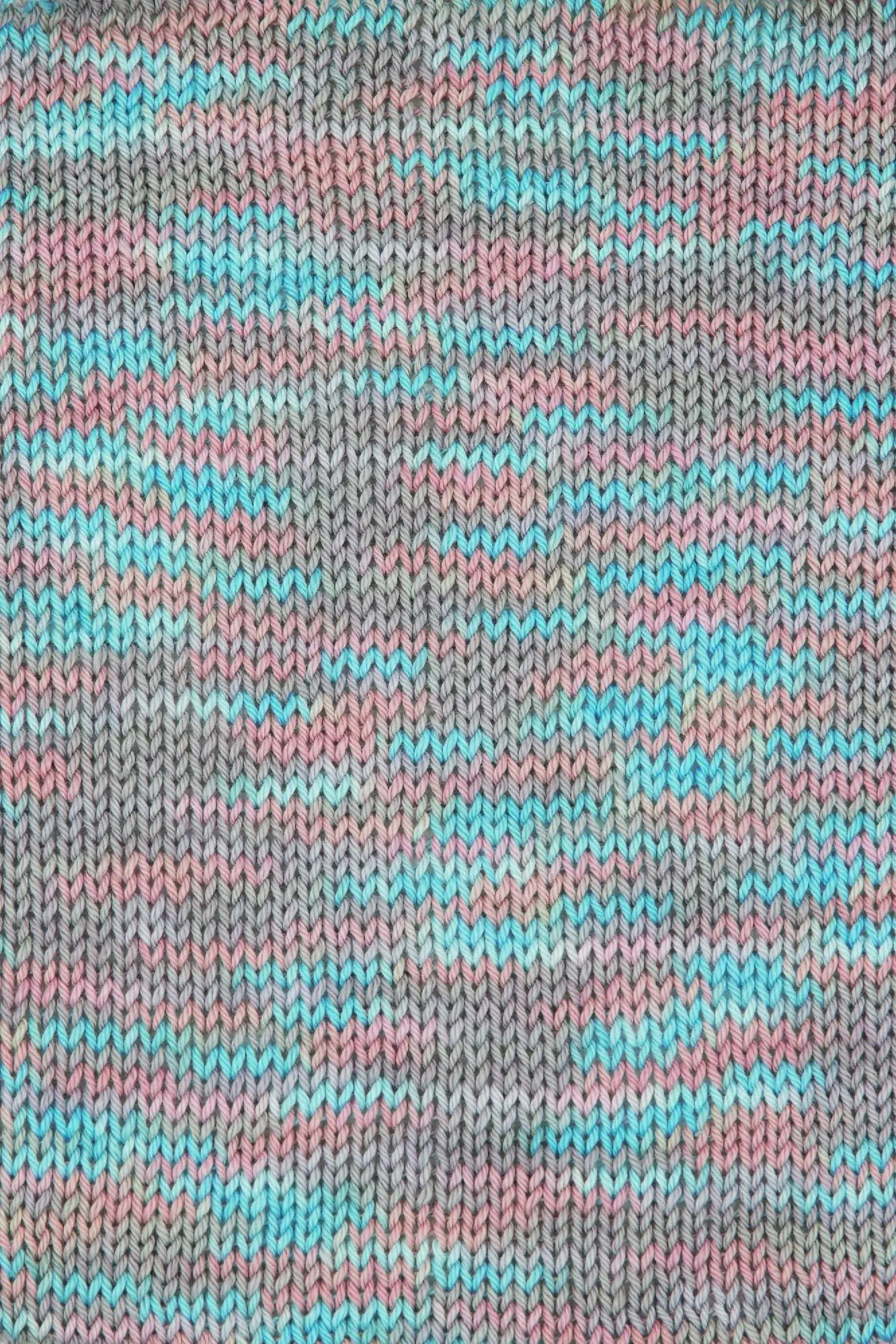 Gründl Wolle Cotton Quick print 50 g beige-blau-grau-mix color