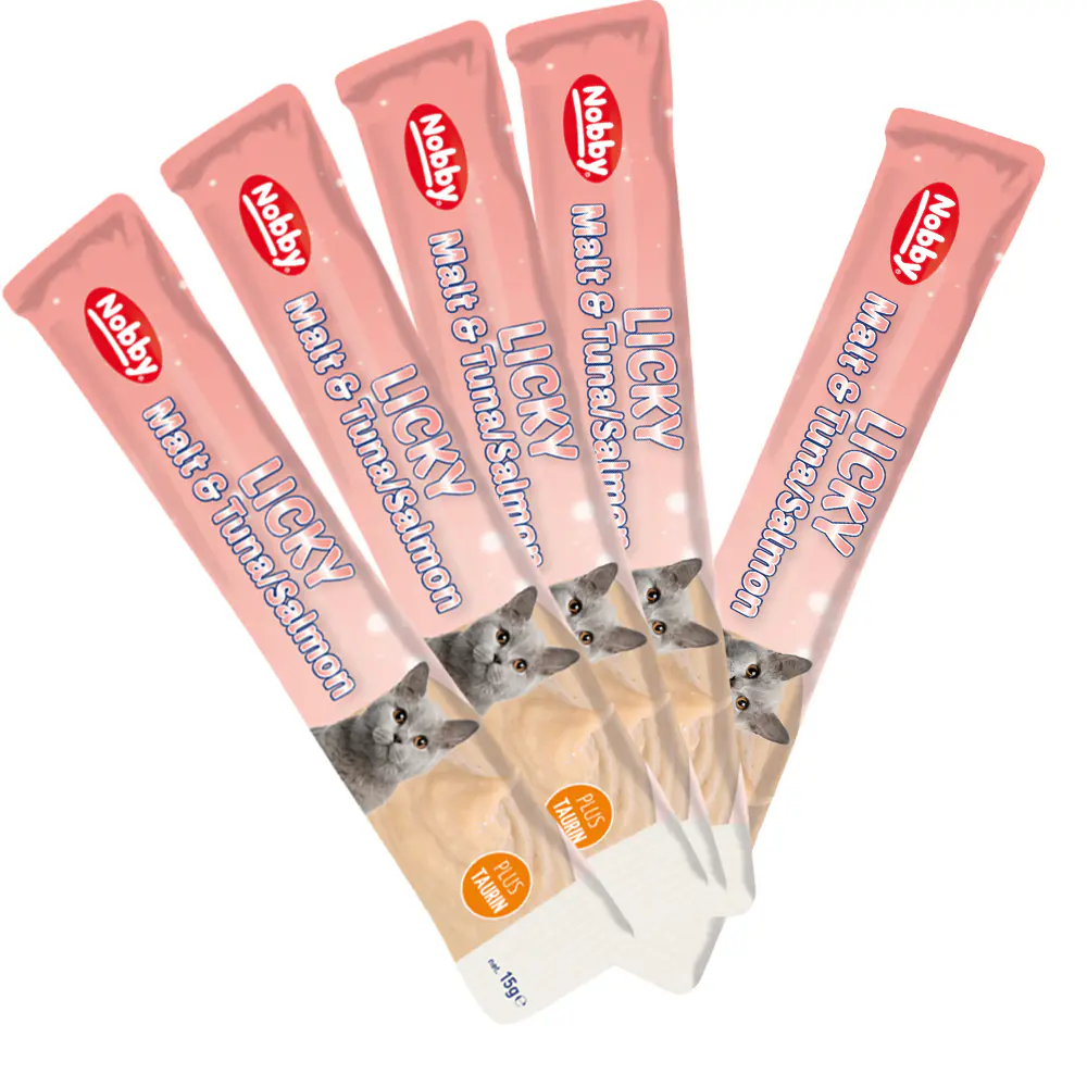 Nobby Katzenleckerli StarSnack Creme 5 x 15 g Thunfisch & Lachs