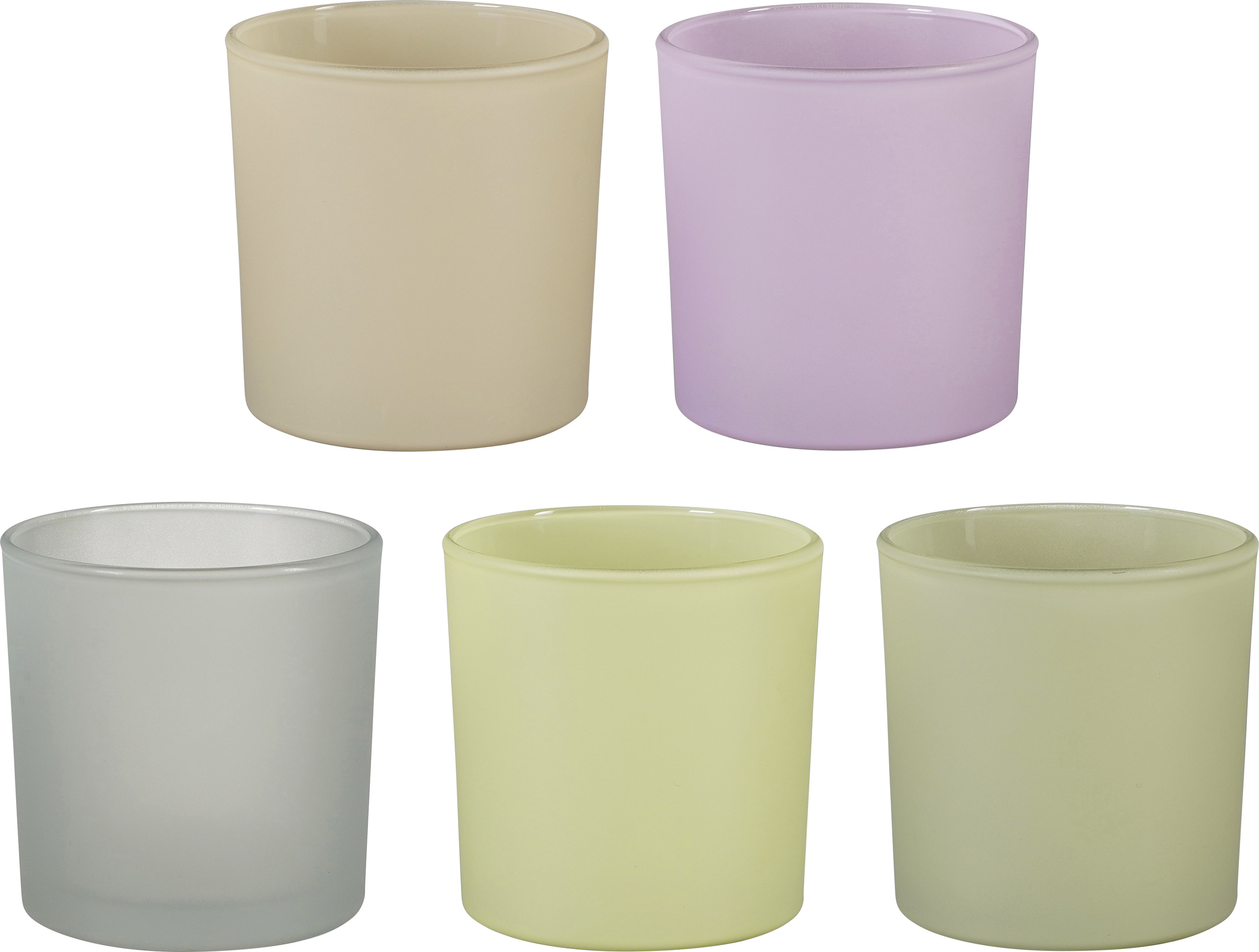 Mica Decorations Topf Kenny Glas Ø 10 x 10 cm in verschiedenen Farben