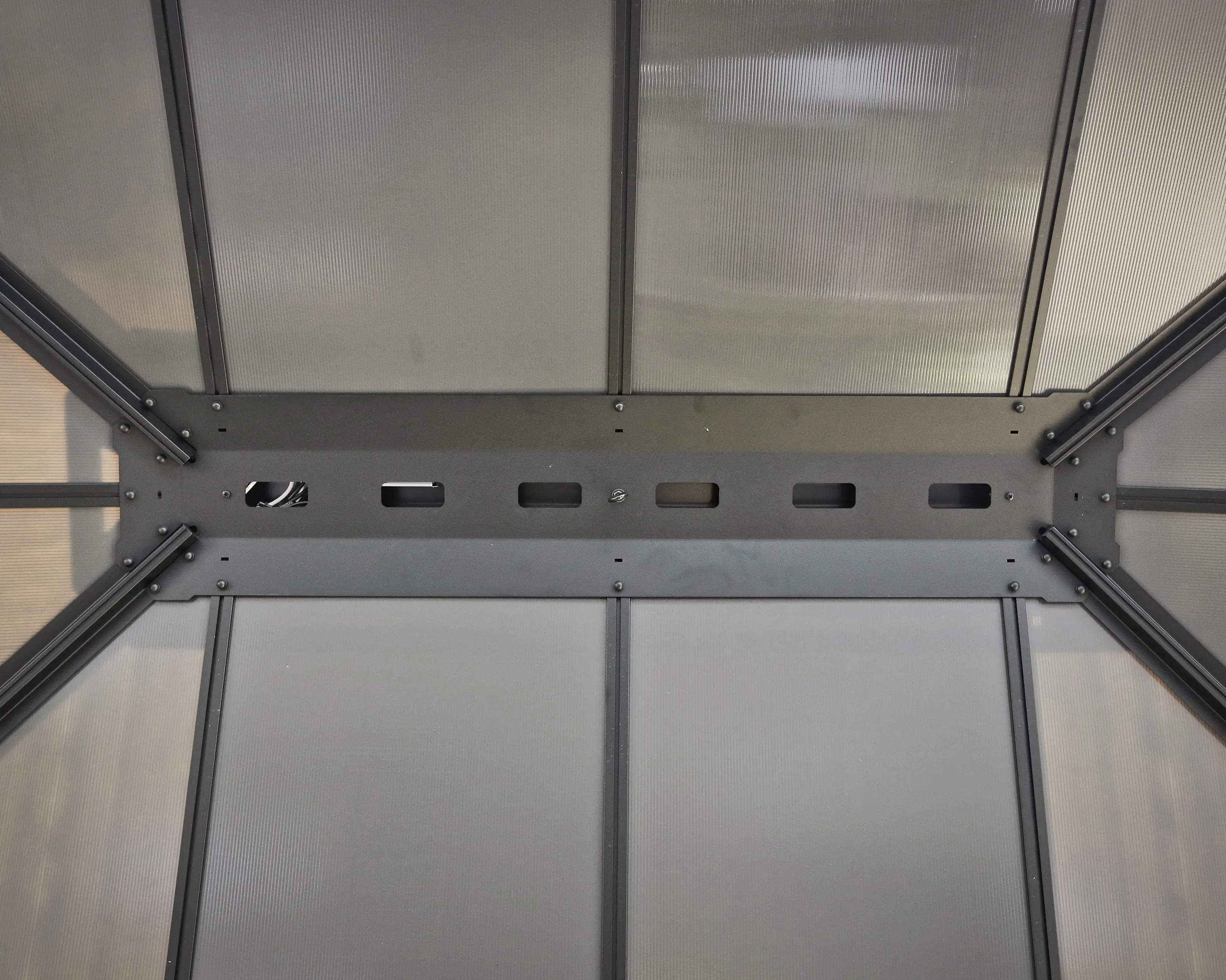 Canopia Pavillon Dallas 426 x 364 cm grau