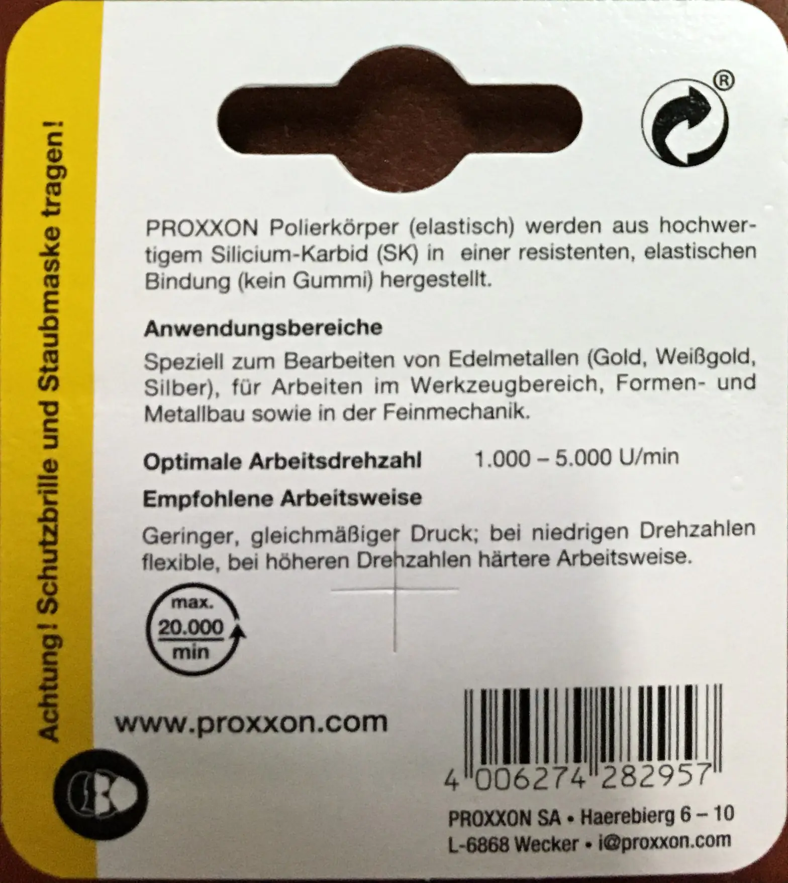 Proxxon Micromot Polierkörper Ø 14 x 12 mm