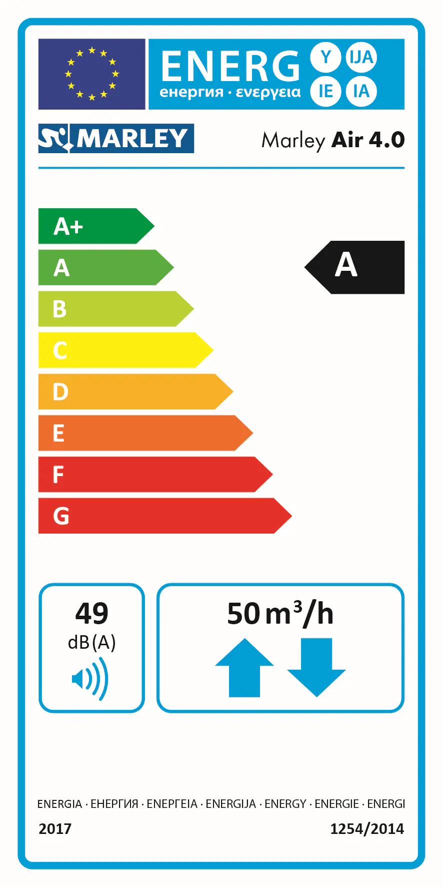 Marley Frischluft-Wärmetauscher Marley Air 4.0 inkl. Fernsteuerung