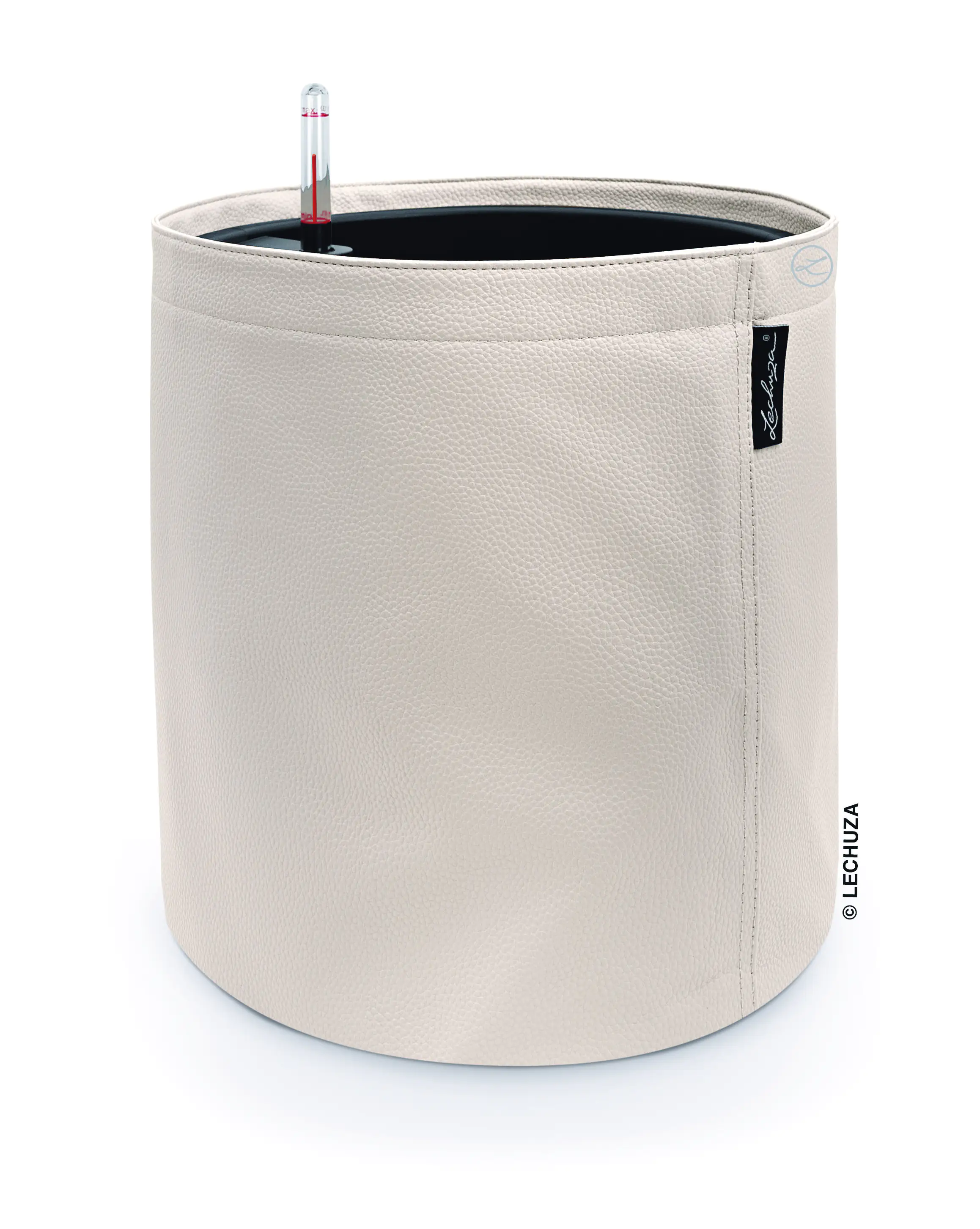 Lechuza Pflanztopf Trendcover 32 cm Kunstleder creme