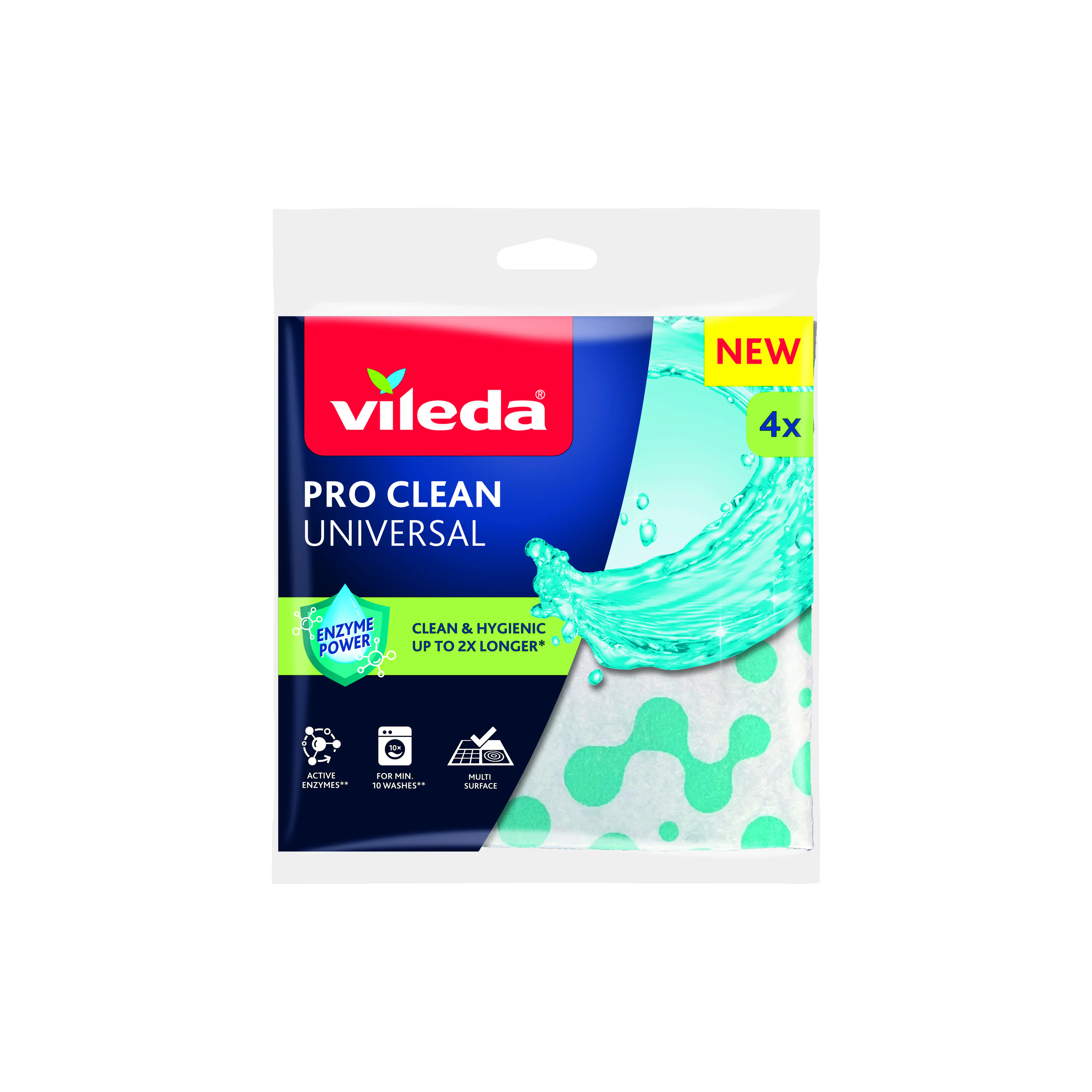 Vileda Universaltuch Pro Clean 4er Pack