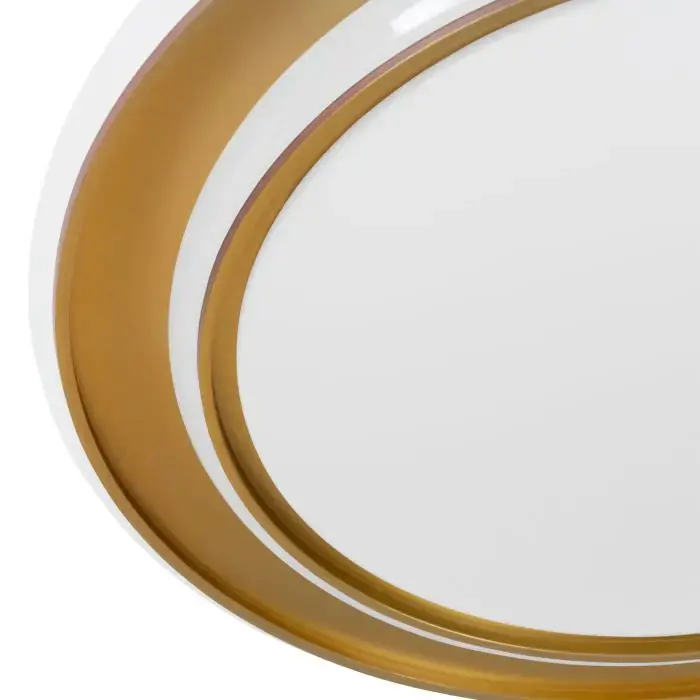 Eglo LED Deckenleuchte Moschetta gold weiß Ø 40 x 7 cm warmweiß-kaltweiß