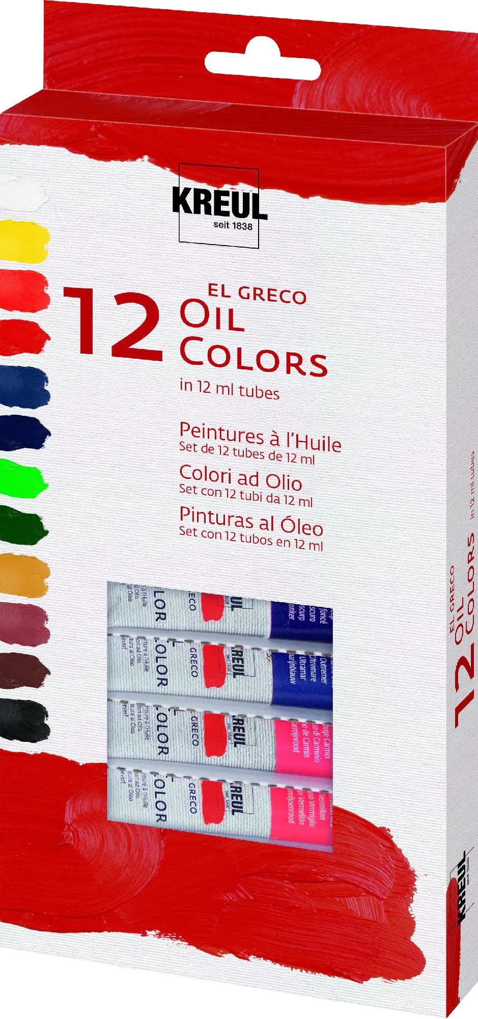Kreul el Greco Ölfarben Tuben Set 12 x 12 ml 