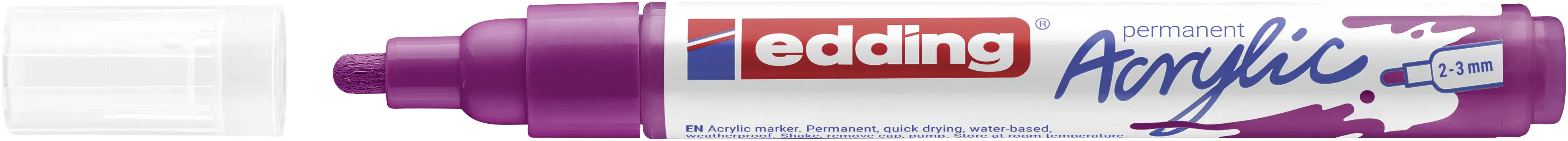 edding 5100 Acrylmarker medium beere