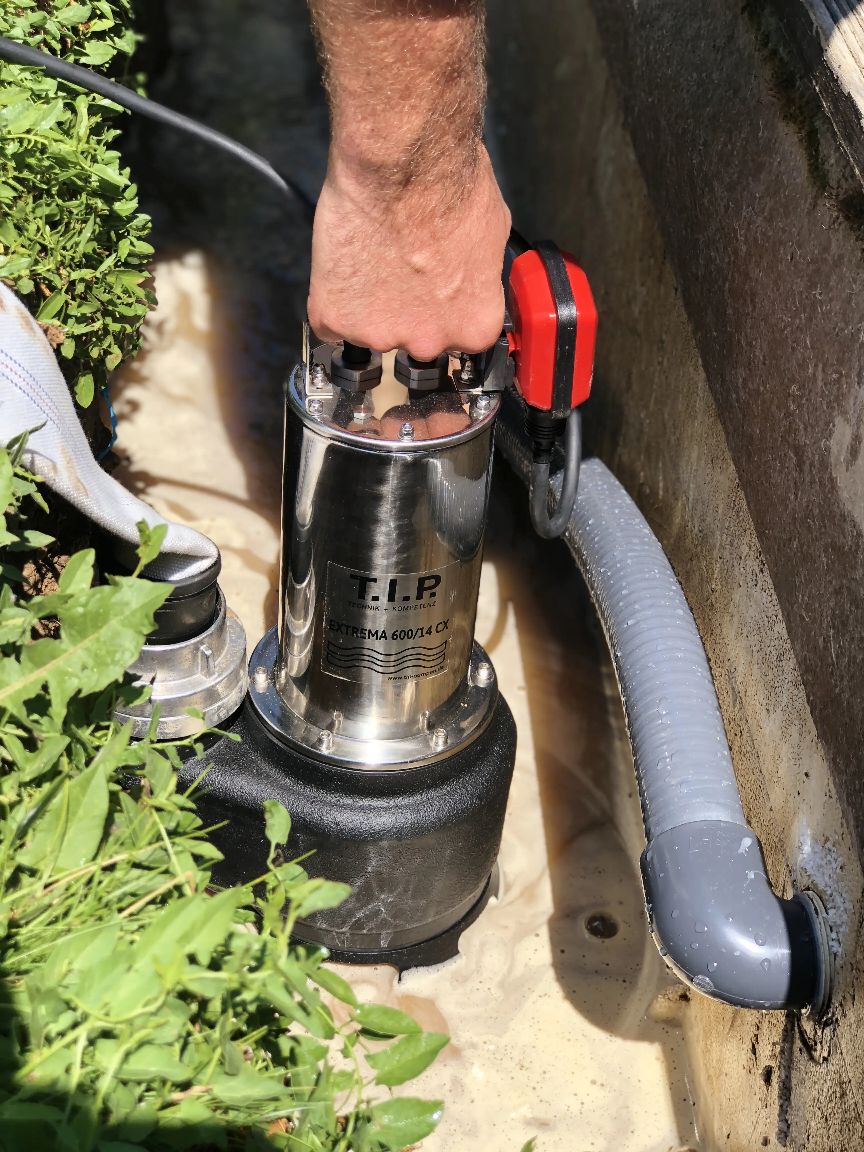 T.I.P. Schmutzwasser Tauchpumpe Extrema 36.000 l/h 14 m 2200 Watt