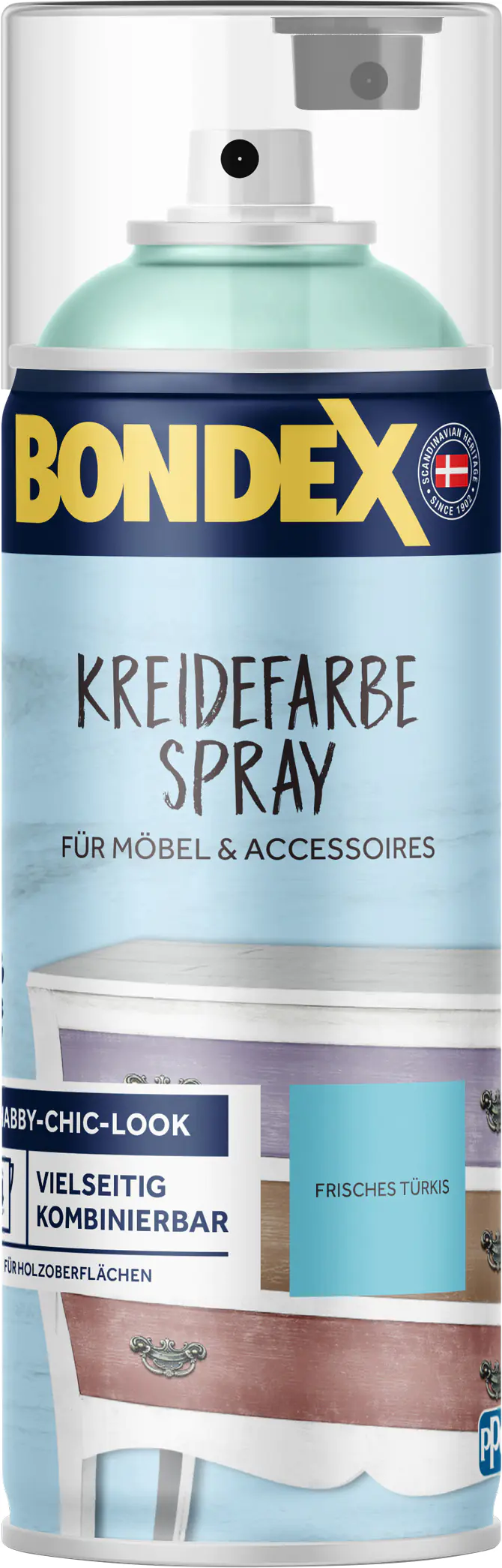 Bondex Kreidefarbes Spray 400 ml frisches türkis
