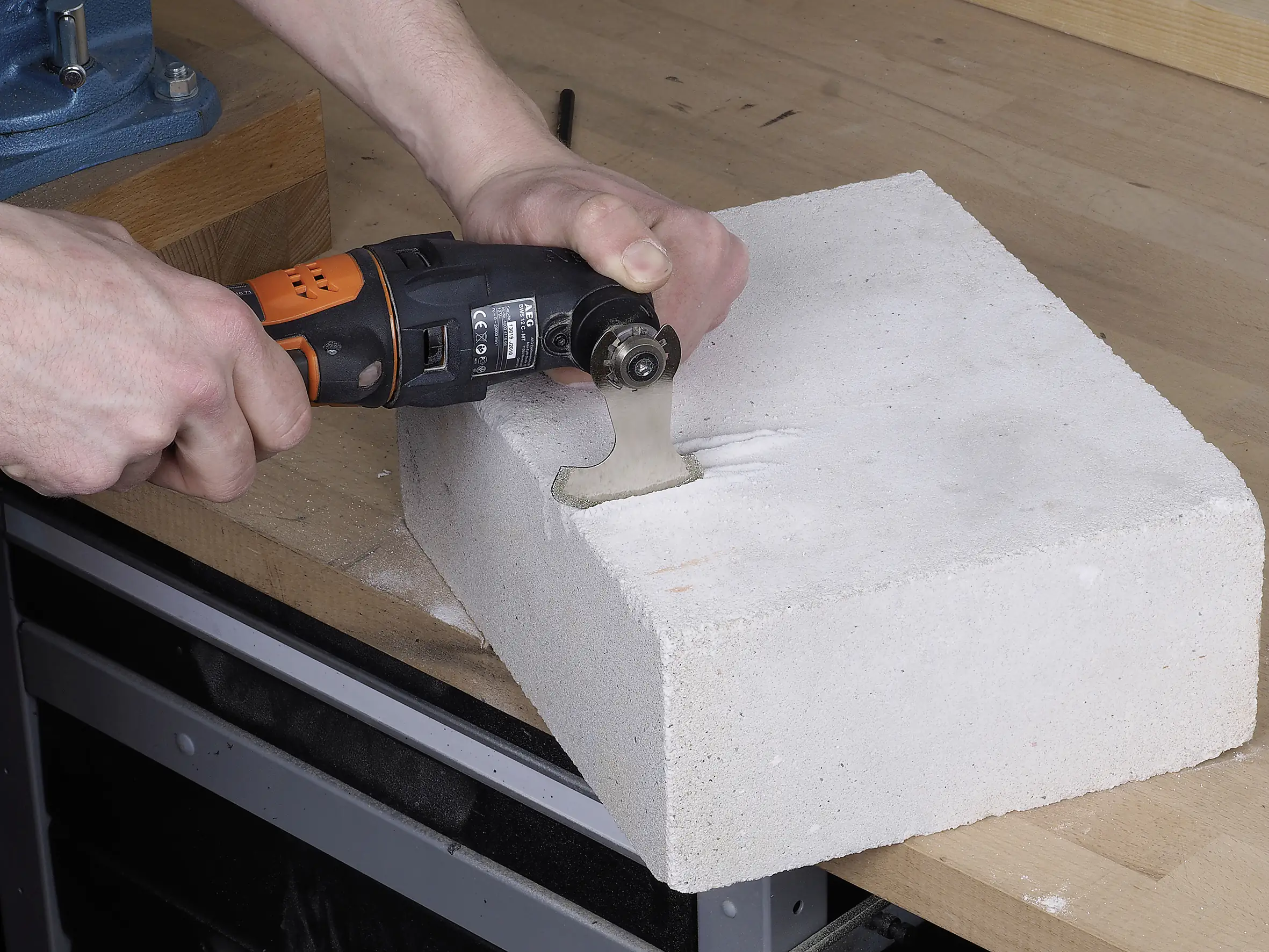 Wolfcraft Sägebeil Diamant für Vibrationssägen 58 mm