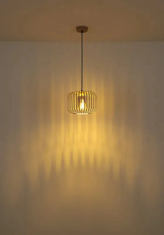 Globo Hängeleuchte Alfred 28 x 120 cm Ø x H sandfarben matt