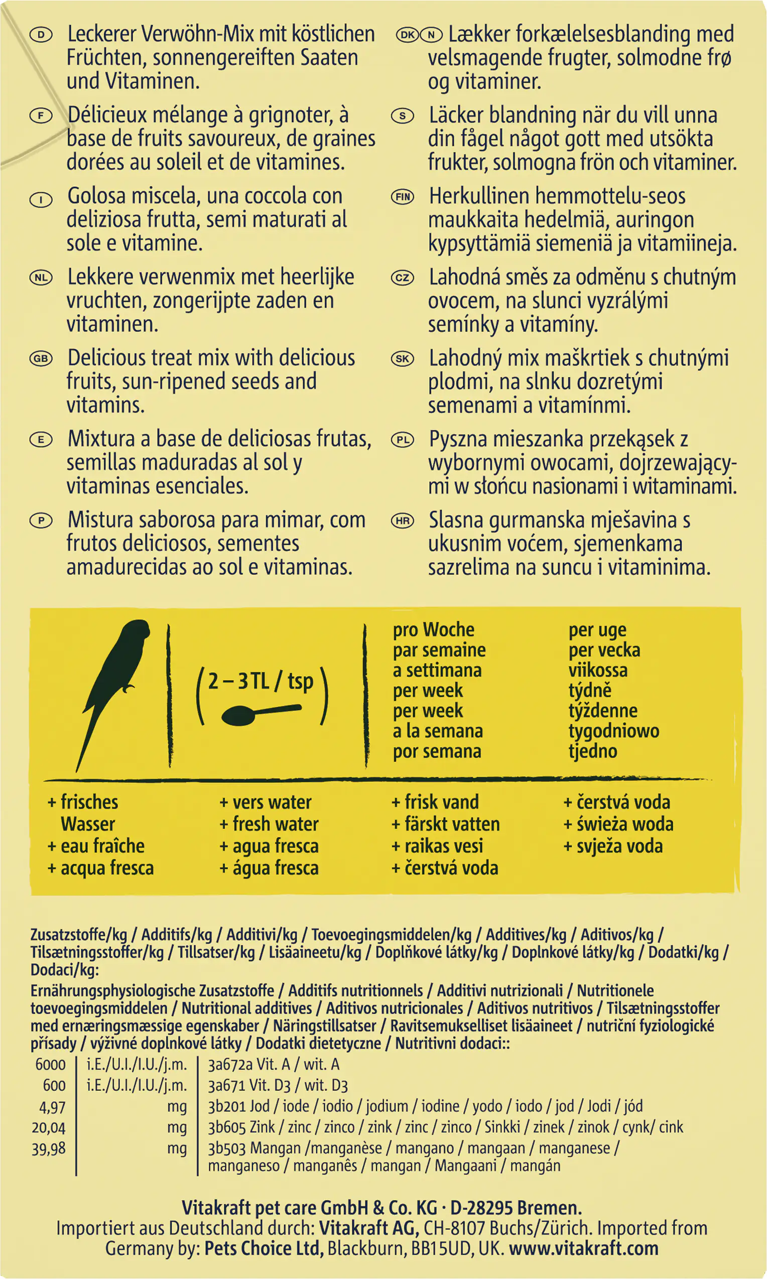 Vitakraft Frutti Cocktail 200 g