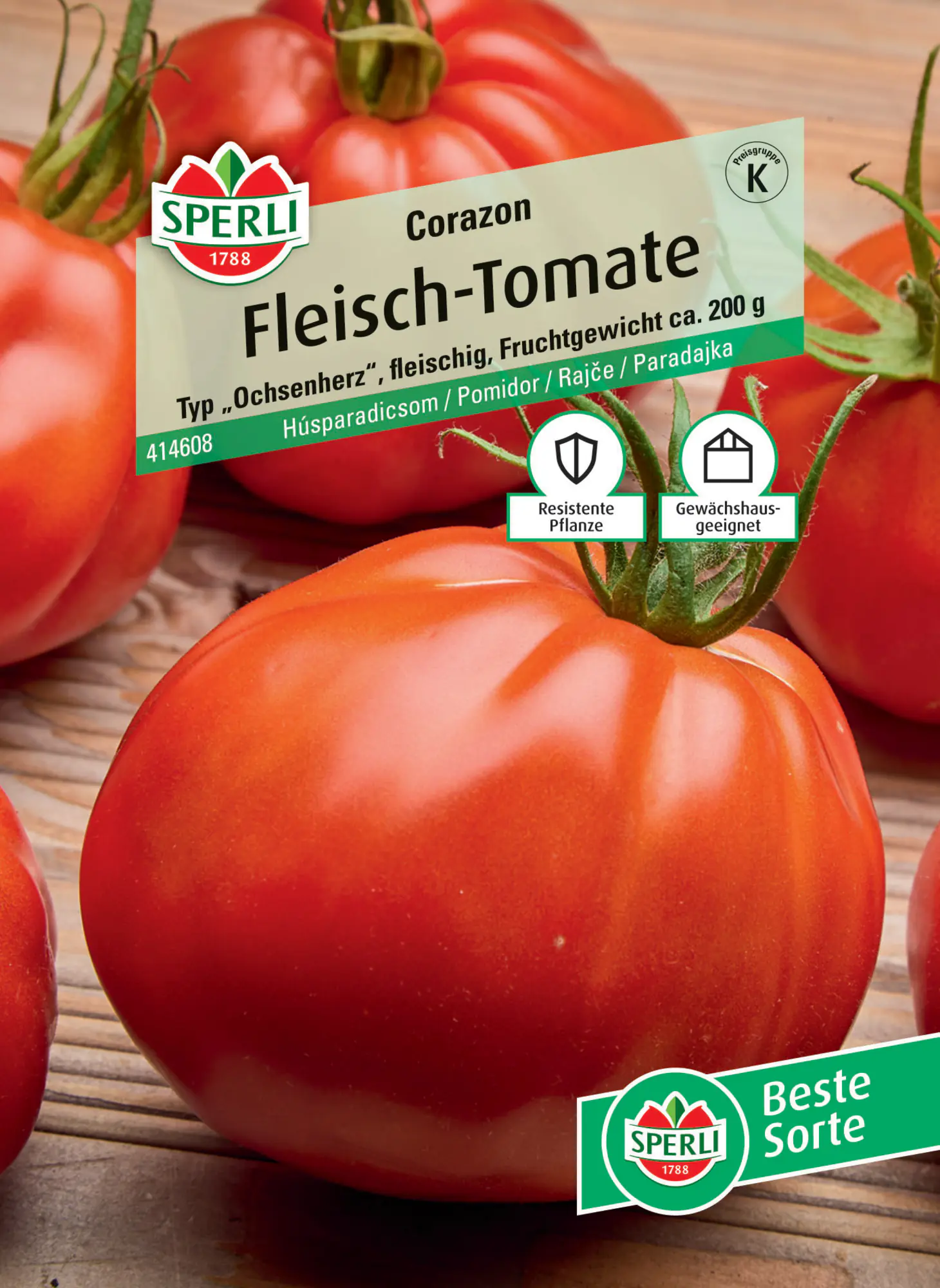 Sperli Fleisch-Tomate Corazon F1