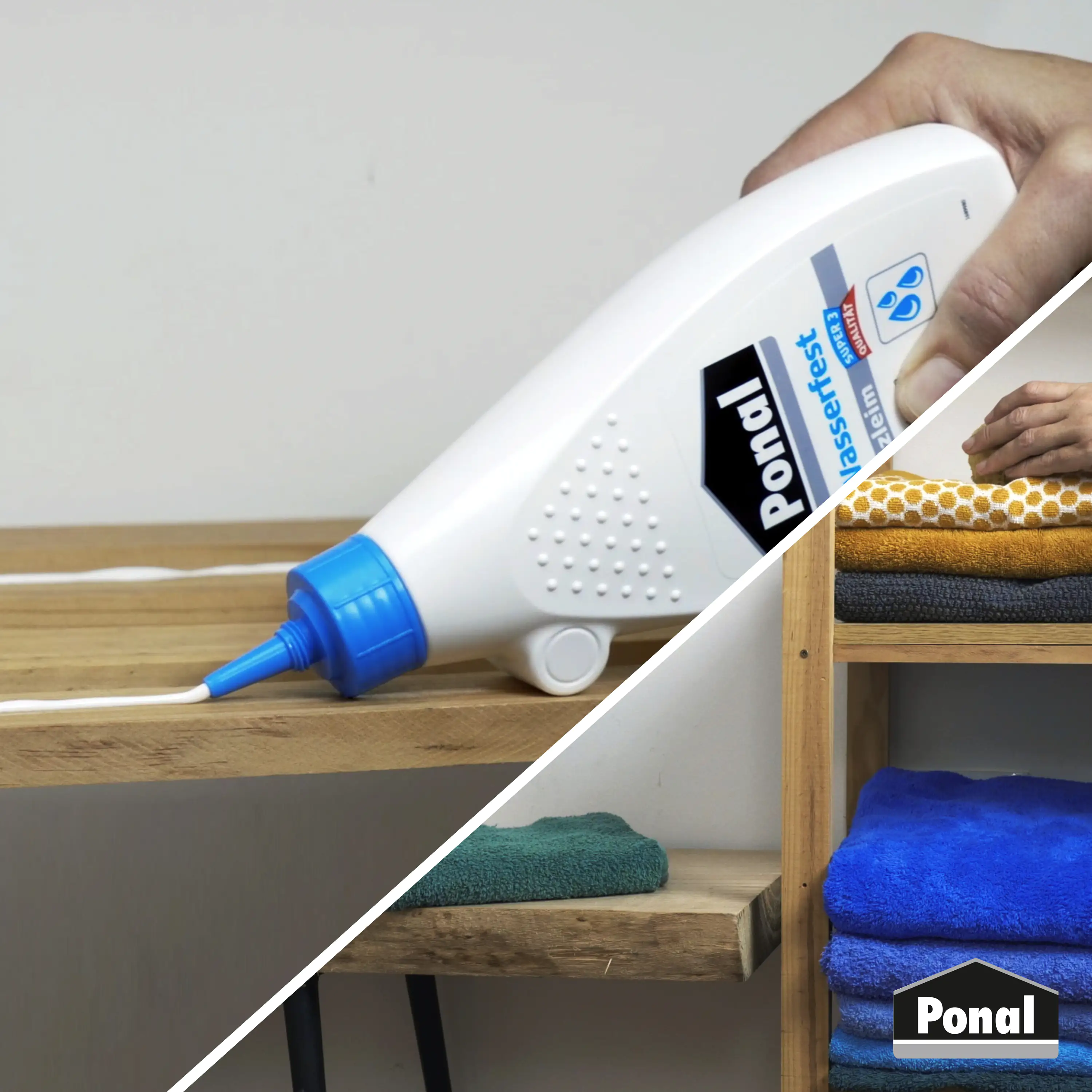 Ponal Holzleim Wasserfest 550 g Flasche, trocknet transparent Ponal Holzleim Wasserfest 550 g Flasche, trocknet transparent