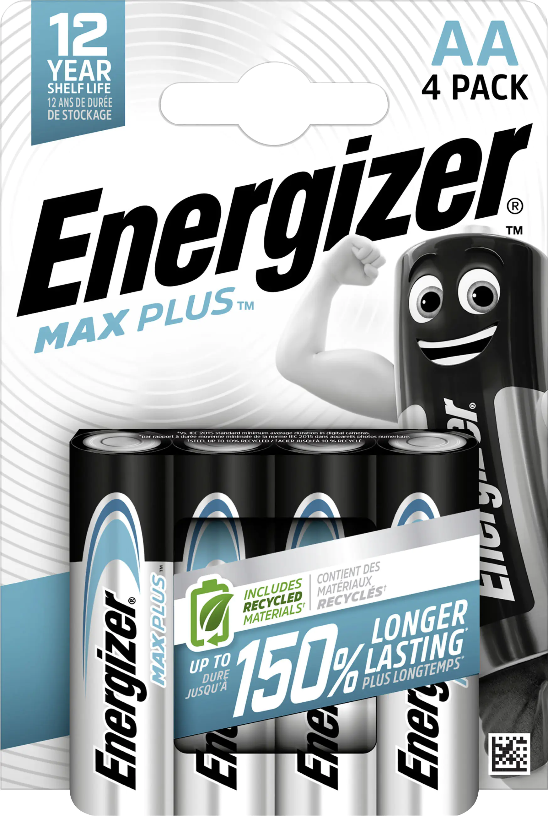 Energizer Alkaline Max Plus Mignon AA 1,5 V, 4er Pack Energizer Alkaline Max Plus Mignon AA 1,5 V, 4er Pack