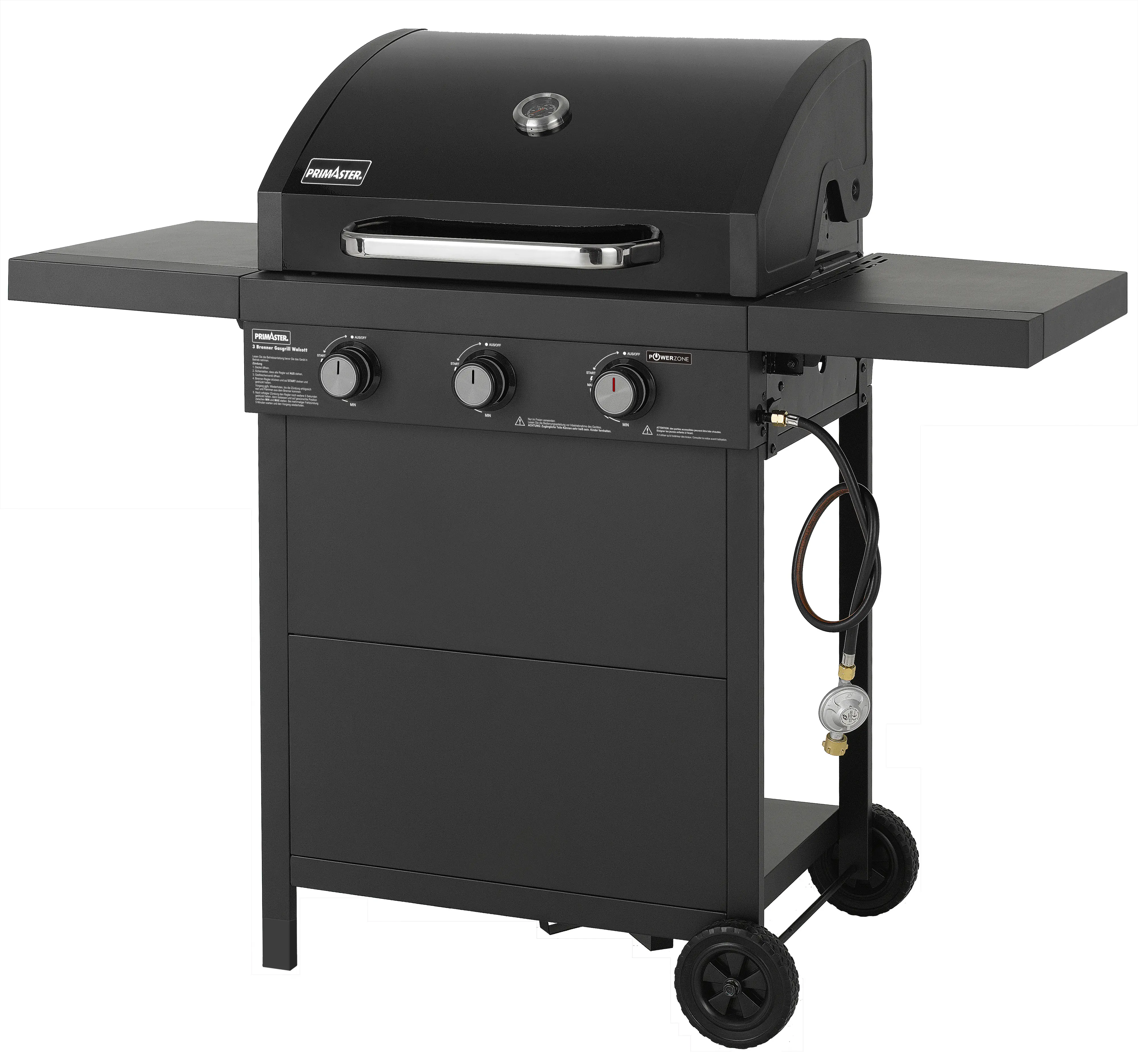 Primaster Gasgrill Walcott Grillfläche: 65 x 43 cm