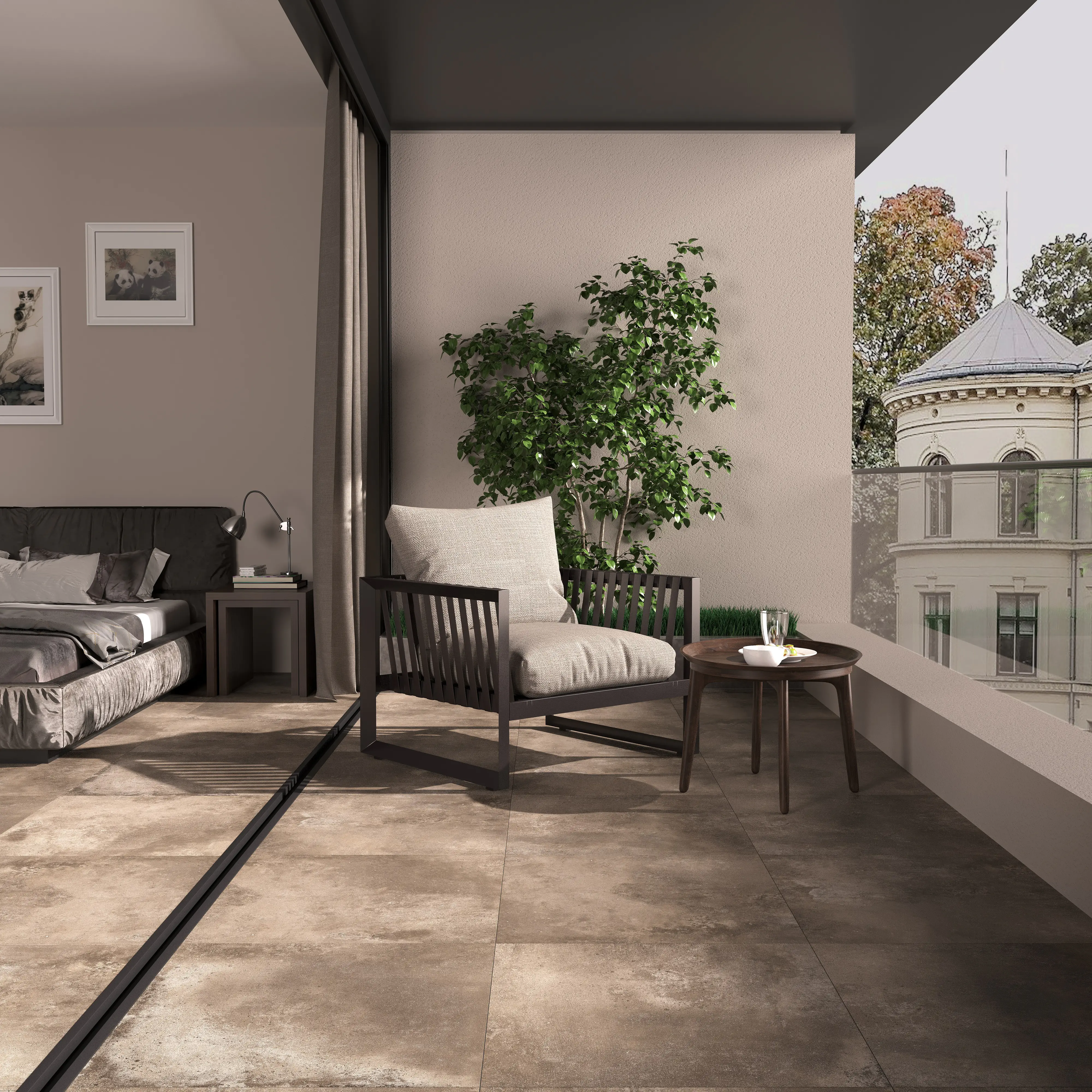 Terrassenplatte Norde 60 x 60 x 2 cm vulcano Terrassenplatte Norde 60 x 60 x 2 cm vulcano