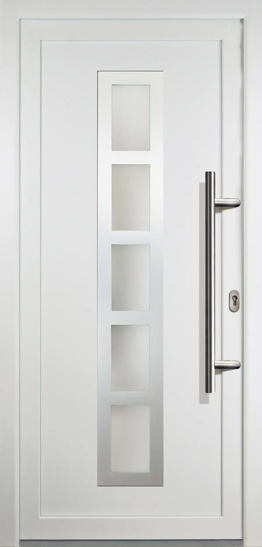 4060691043034 Meeth Haustür Signum PVC Exclusiv PVC Modell 51 88 x 200 cm, DIN rechts, weiß