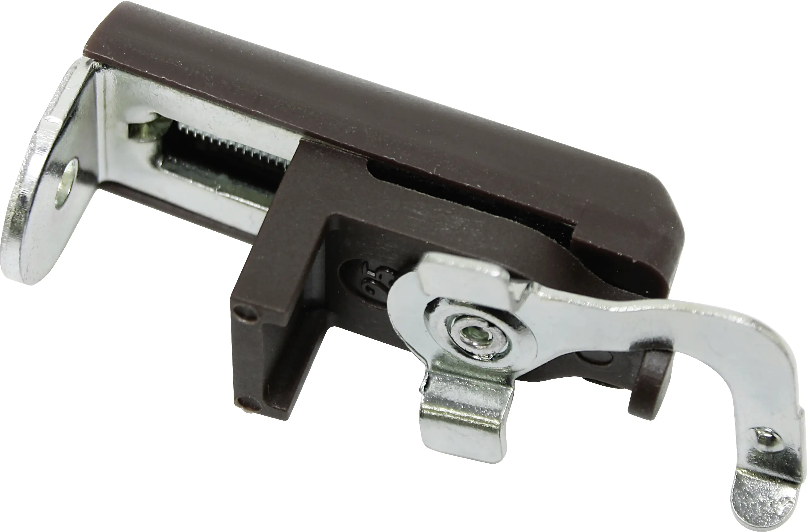 Gardinia Klemmträger für Aluminium-Jalousien braun, Metall, 2 Stück