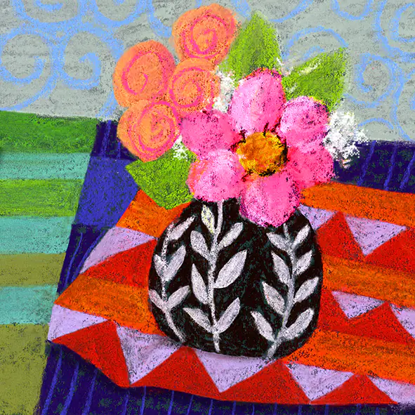 Braun & Company Servietten Motiv Atelier Flower Pot, 33 x 33 cm - 20er Pack