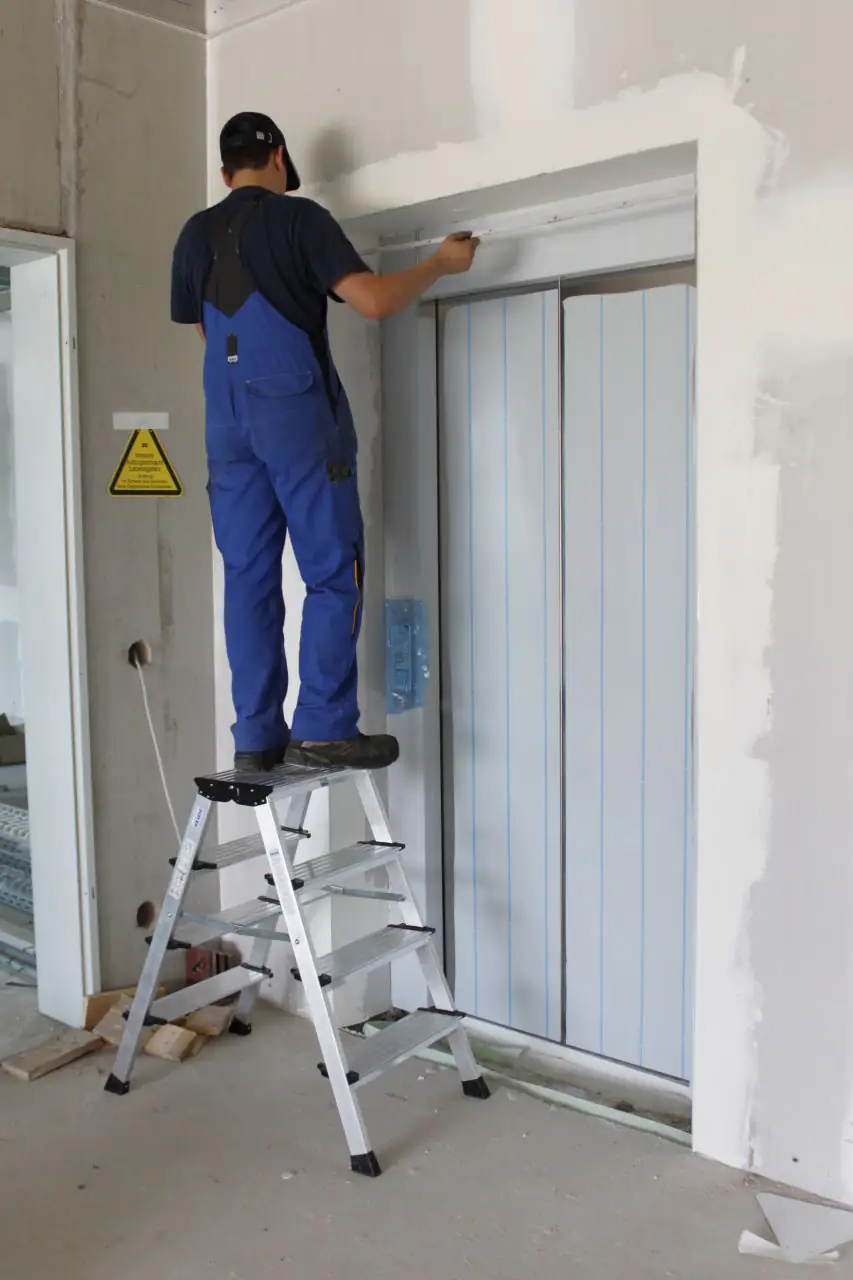 Krause Aluminium-Klapptritt MONTO Treppo 2,85 m