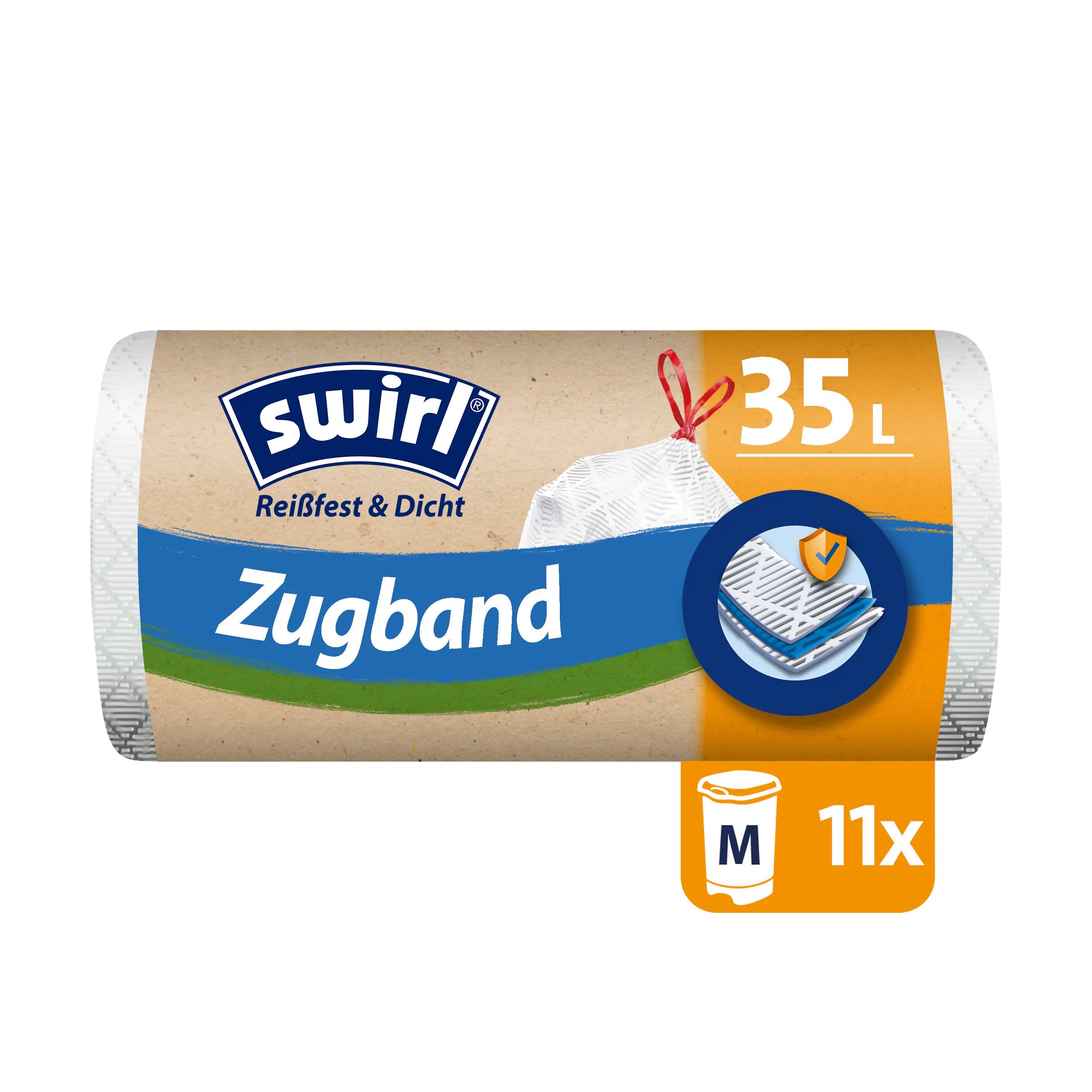 Swirl Zugband-Müllbeutel 35 L