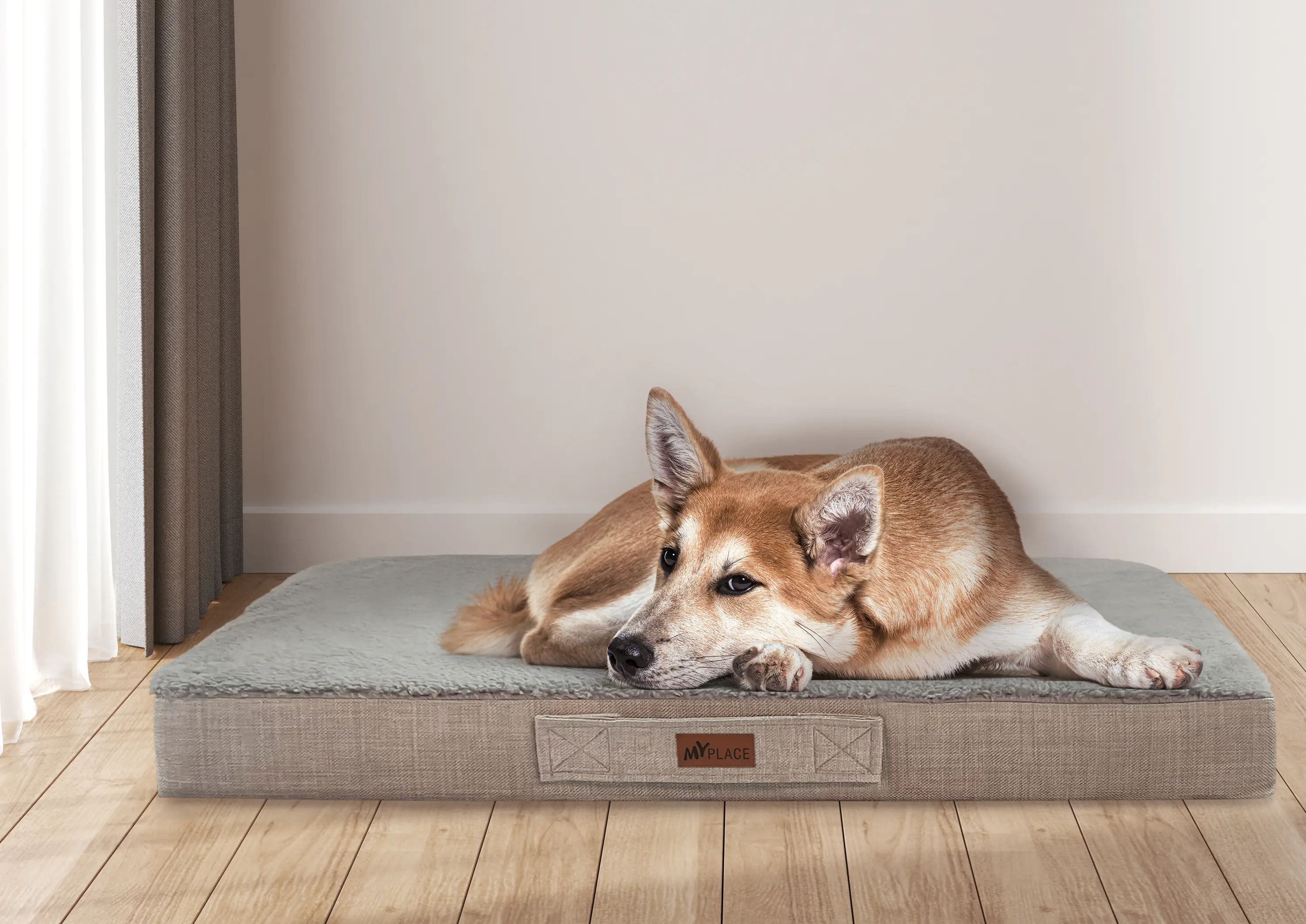 MyPlace Hundebett Liva hellgrau MyPlace Hundebett Liva hellgrau